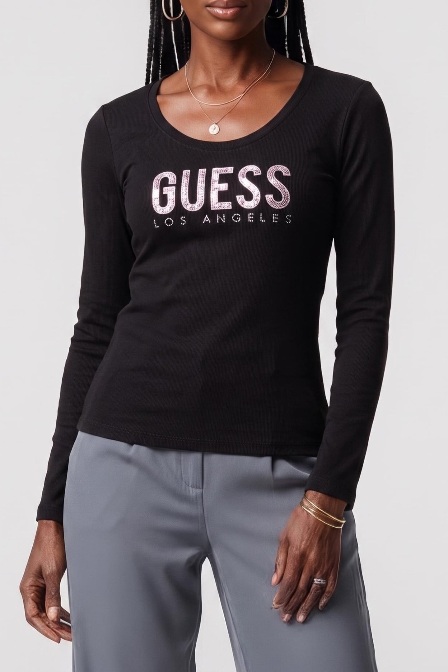GUESS ECO LS CN PYTHON LOGO TE JET BLACK A996 1