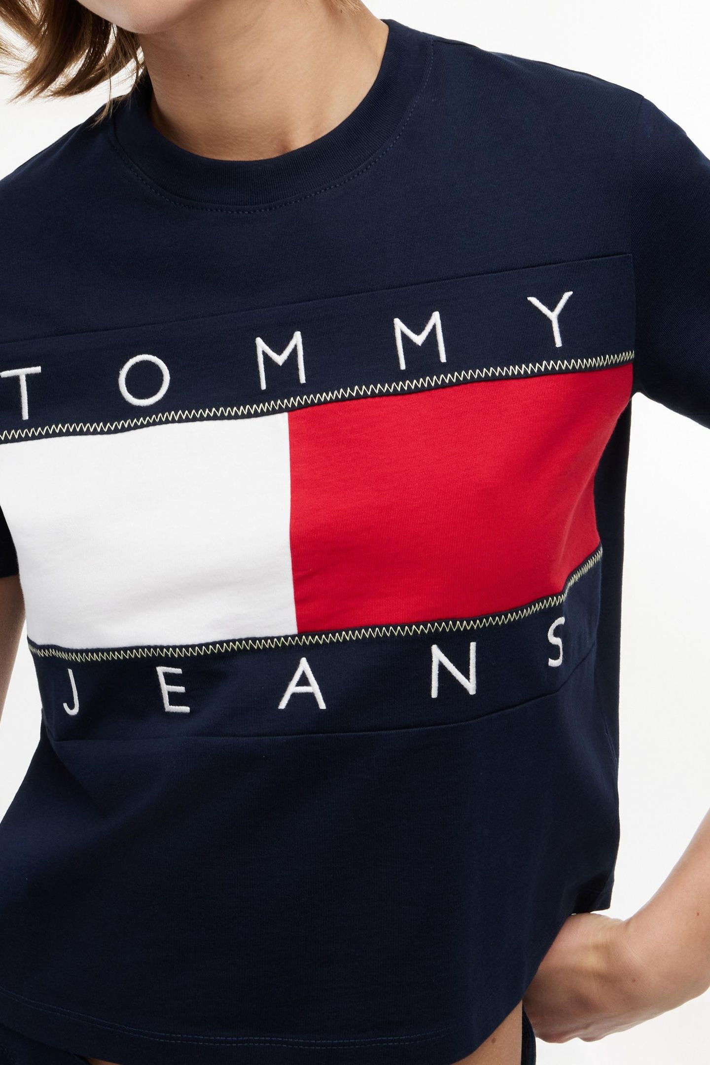 REGULAR FLAG SS TEE DARK NIGHT NAVY 5