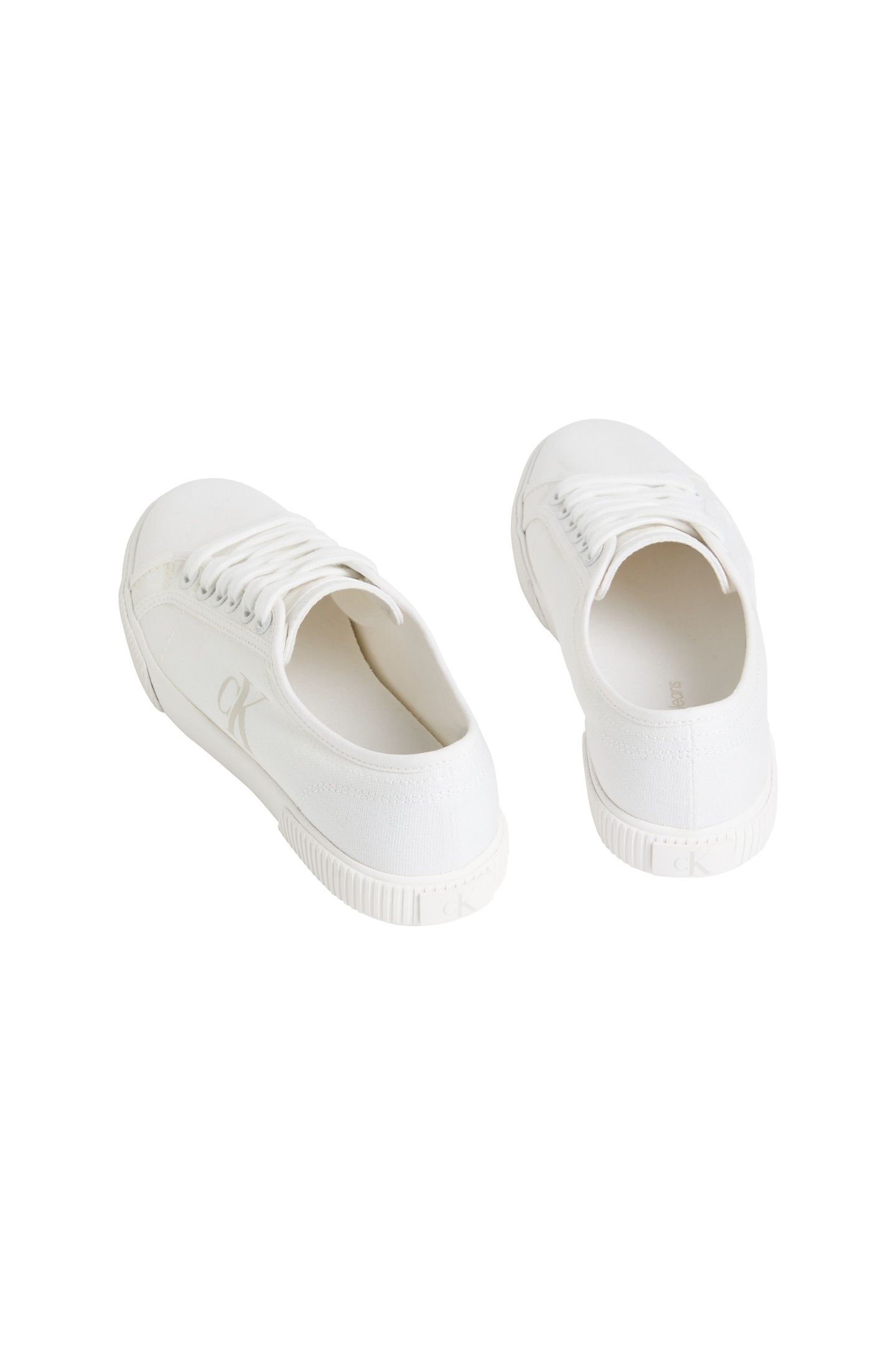 ESSENTIAL CANVAS TRAINERS TRIPLE BRIGHT WHITE 3