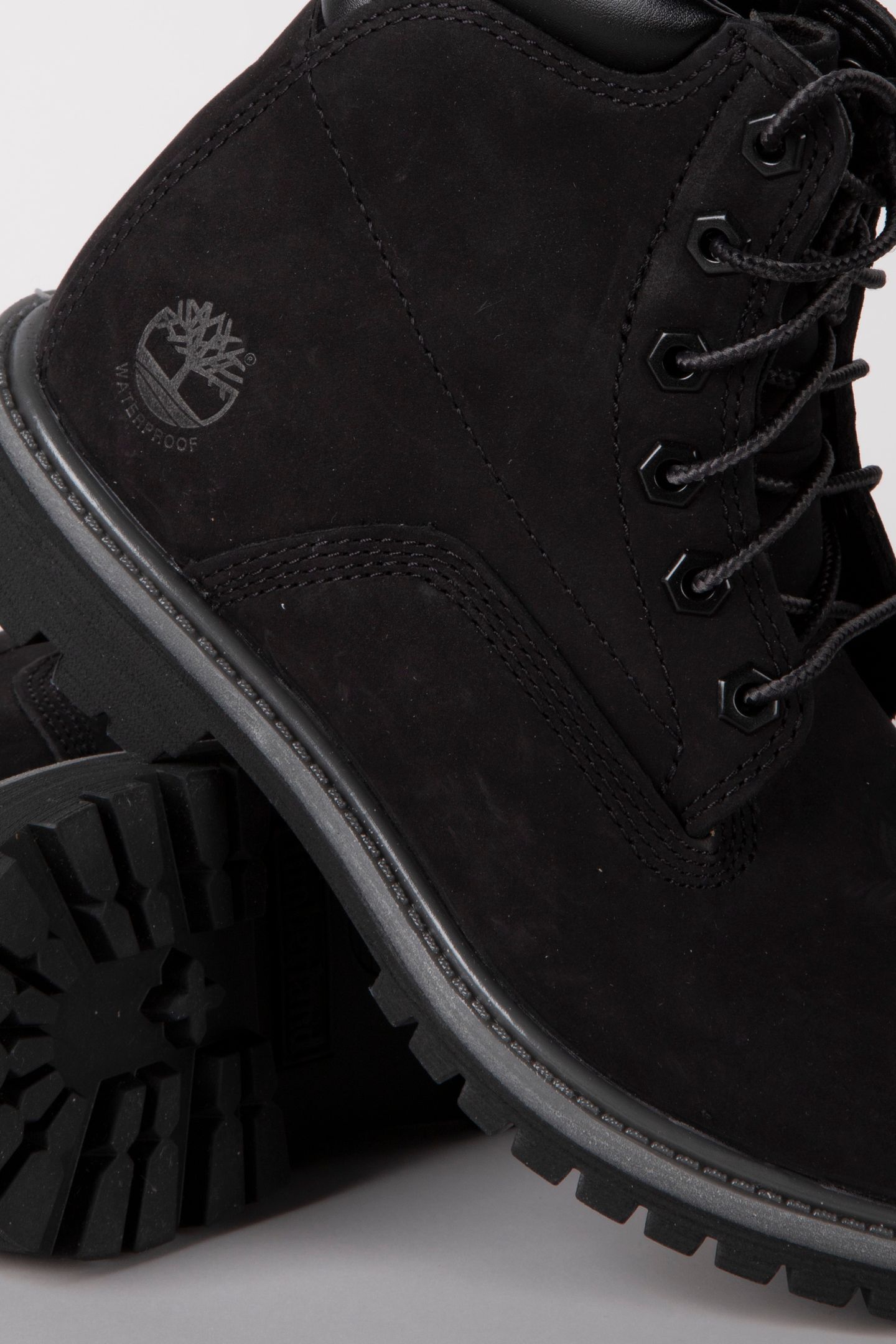 WATERVILLE 6 INCH LACE UP WATERPROOF BOOT BLACK 4