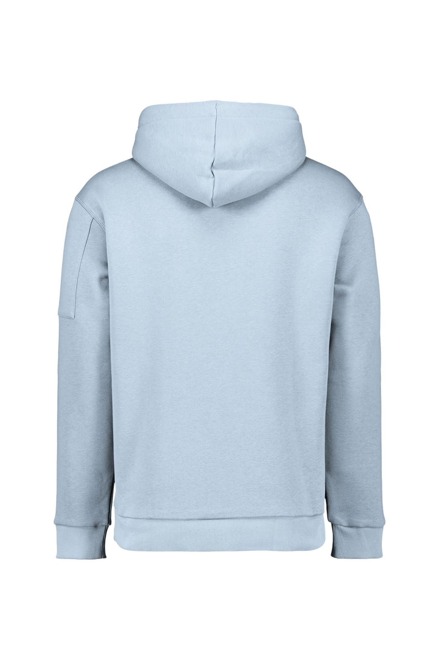 SWEATER HOODED BRUSHED DUSTY BLUE 5