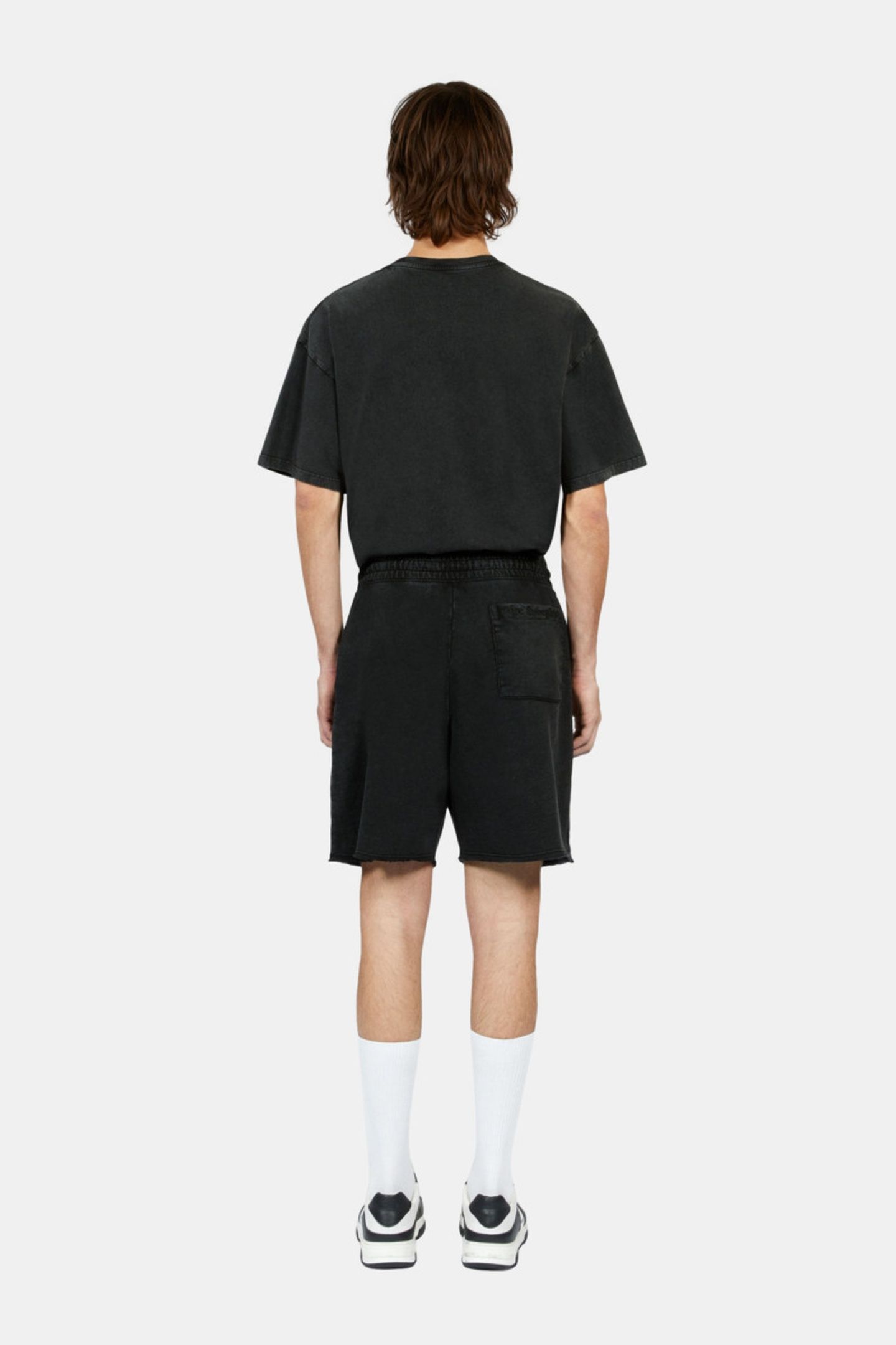 TK ACID EMBROIDERED SHORTS BLACK WASHED 4
