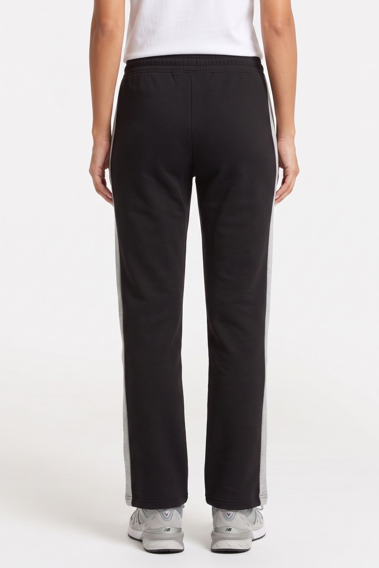 MONOGRAM TERRY COLORBLOCK PANT BLACK 2