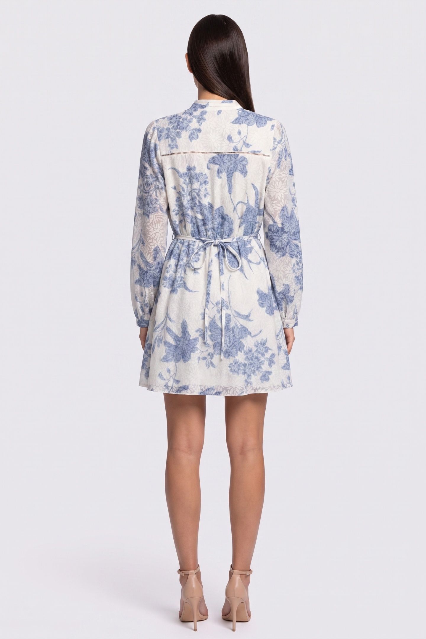 GUESS ECO ADÈLAIDE LS FLARE DR DREAMING LILIES PRIN 2