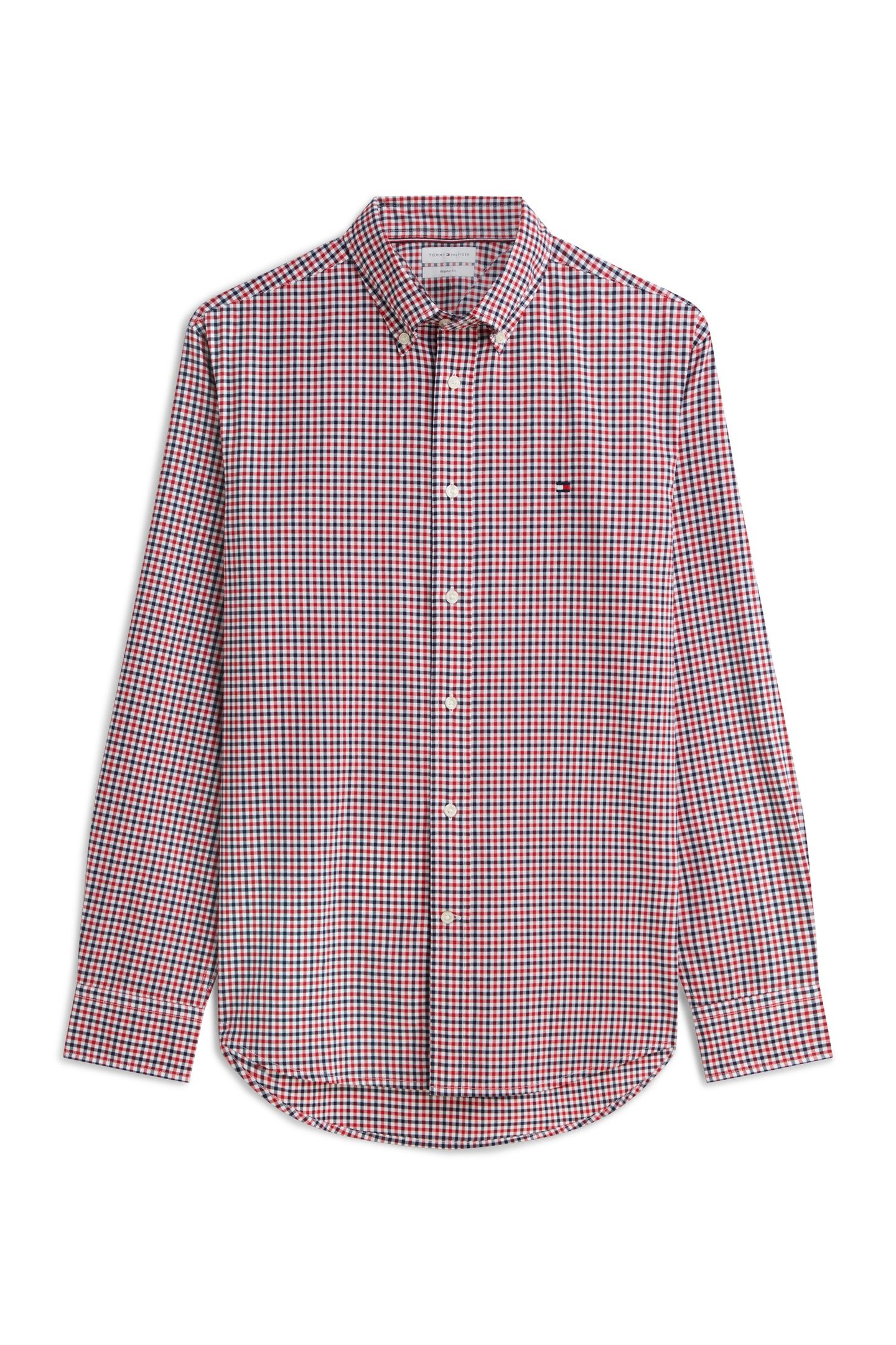 FLEX POPLIN GINGHAM MEDIUM RED/MULTI CHECK 4