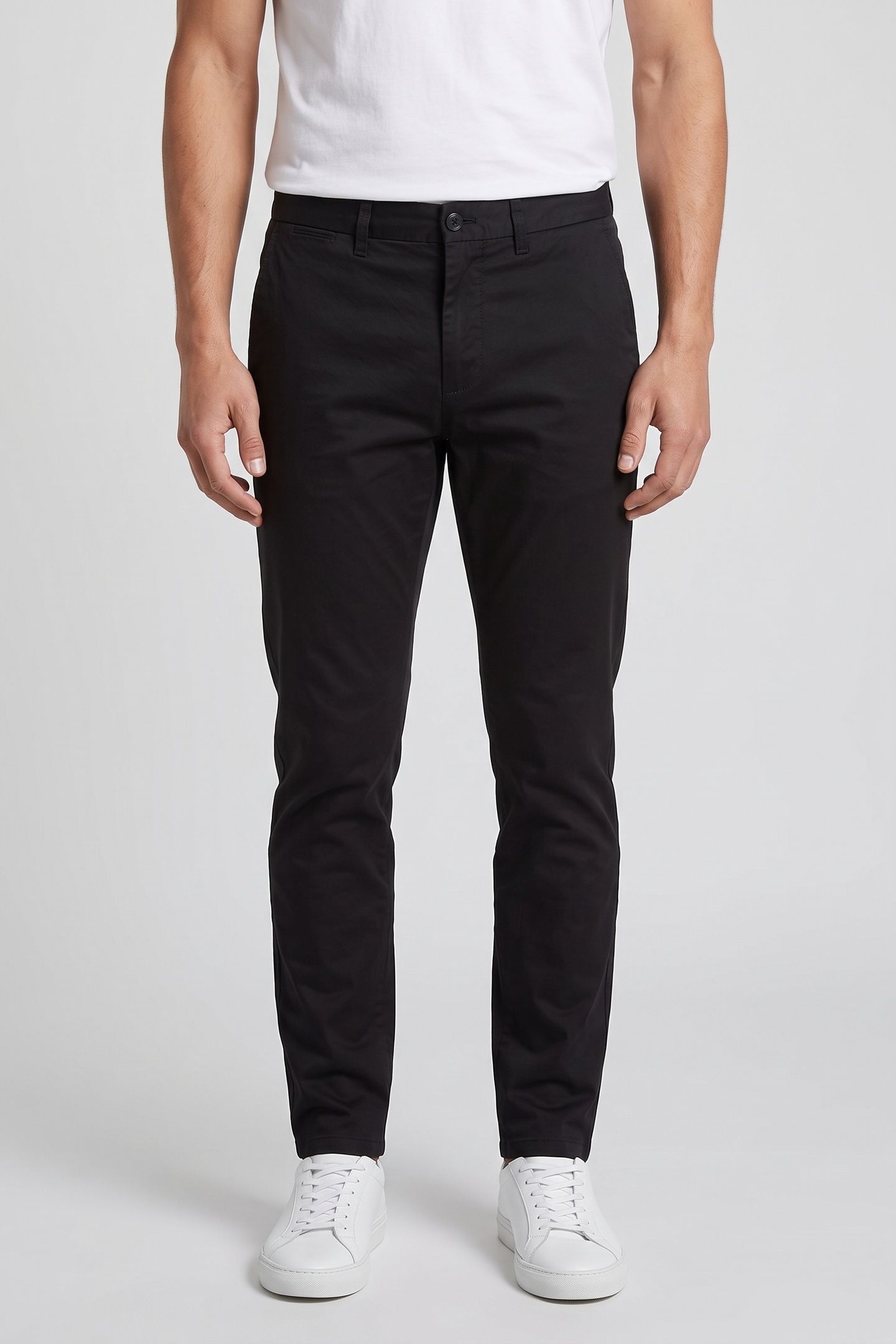 EDGAR SLIM CHINO BLUE 1