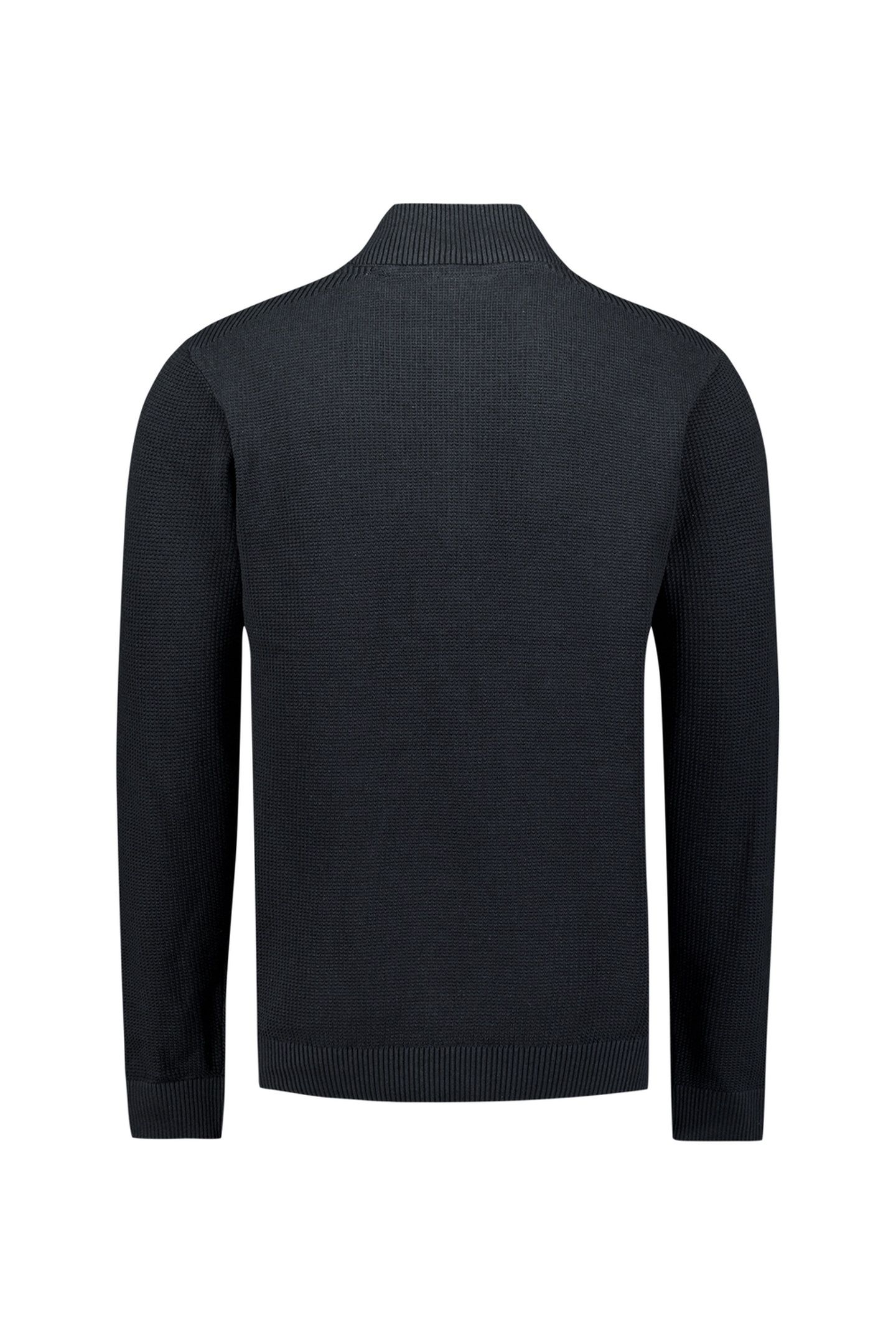 PULLOVER HALF ZIP PLATED STRUCTURE KNIT NIGHT 5
