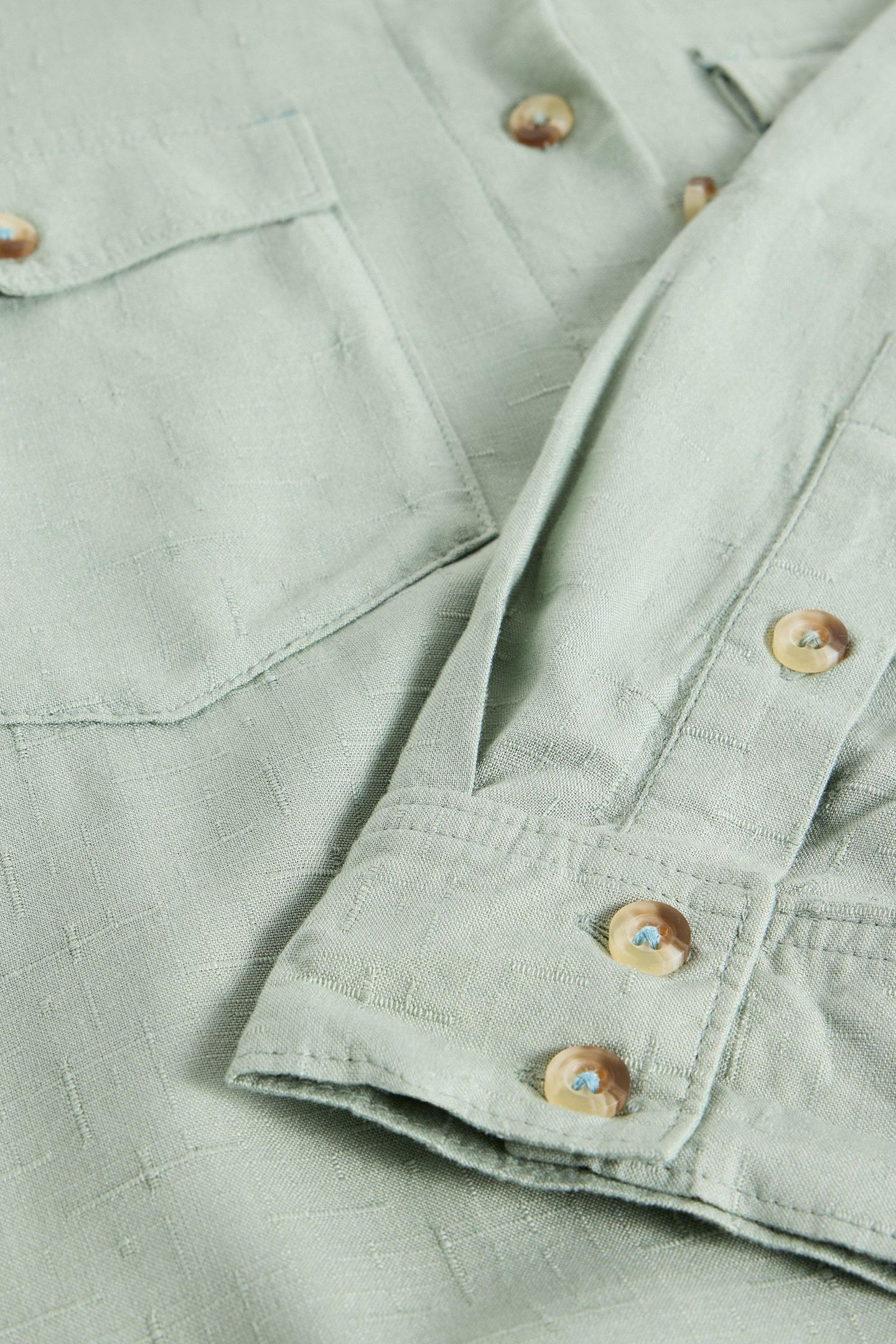 MISHA UTILITY SHIRT LIGHT GREEN 5