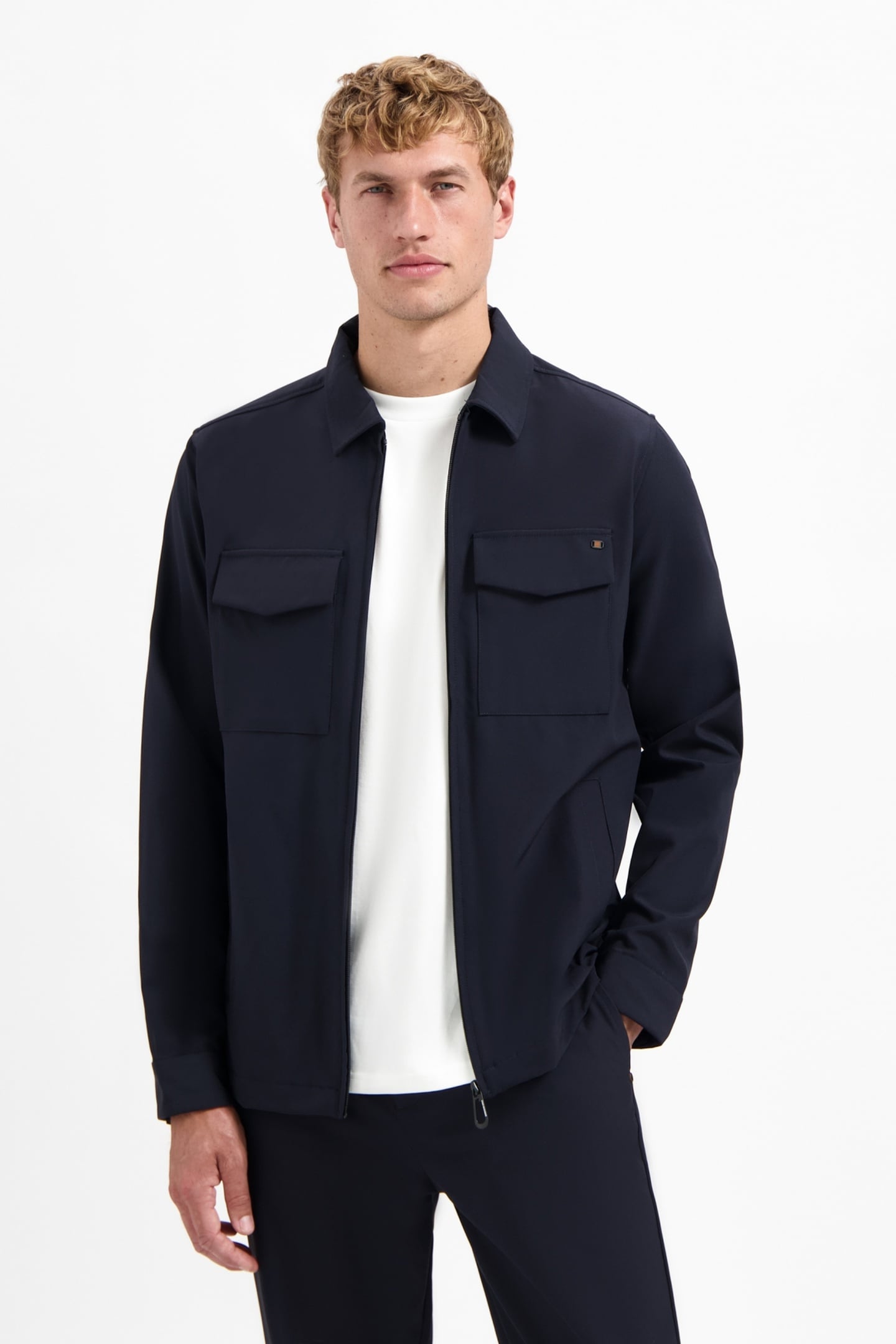 OVERSHIRT FULL ZIPPER STRETCH SEDOC NIGHT 1