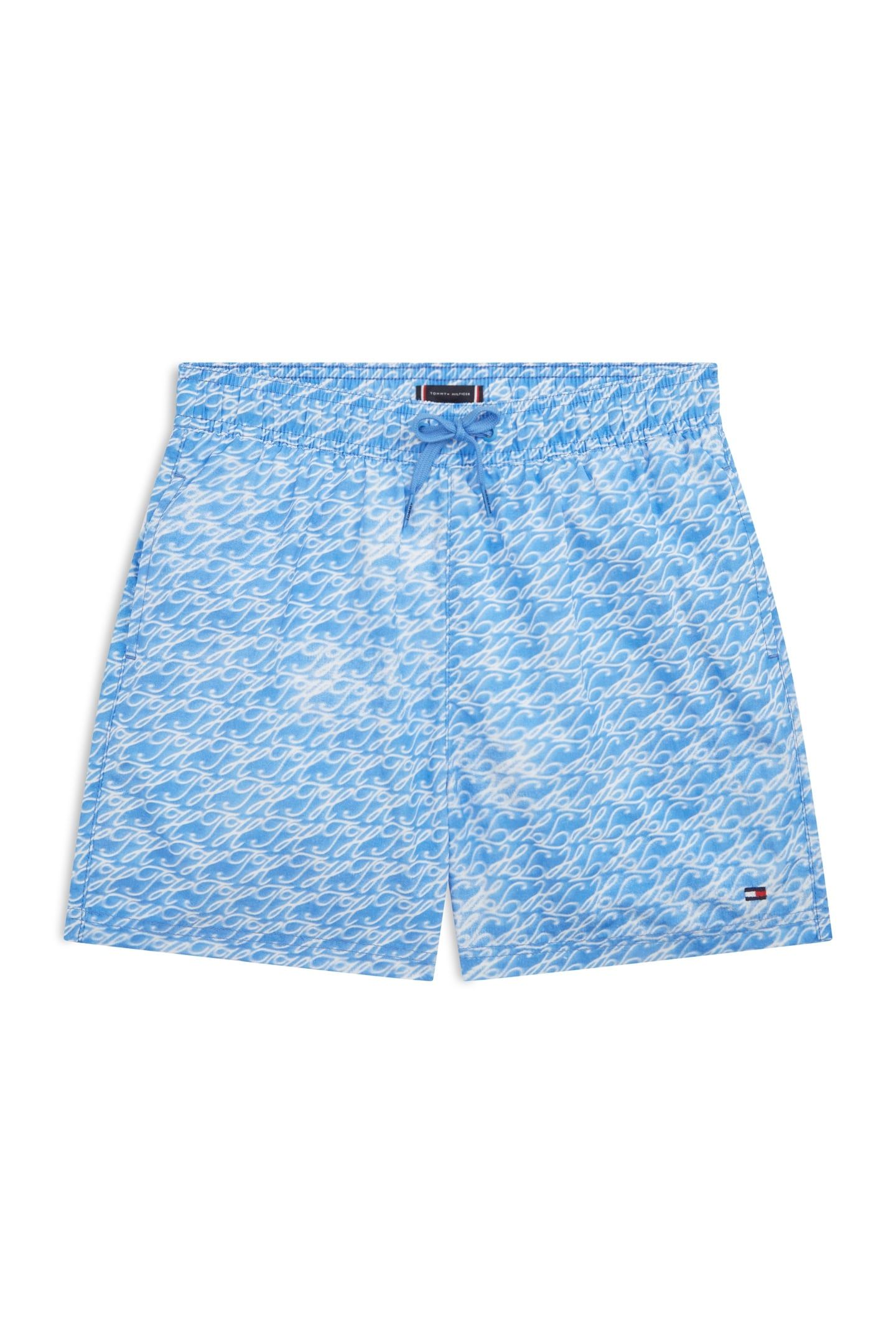 BOYS MEDIUM DRAWSTRING SHORTS SCRIPT CYANOTYPE BLUE SPELL 1