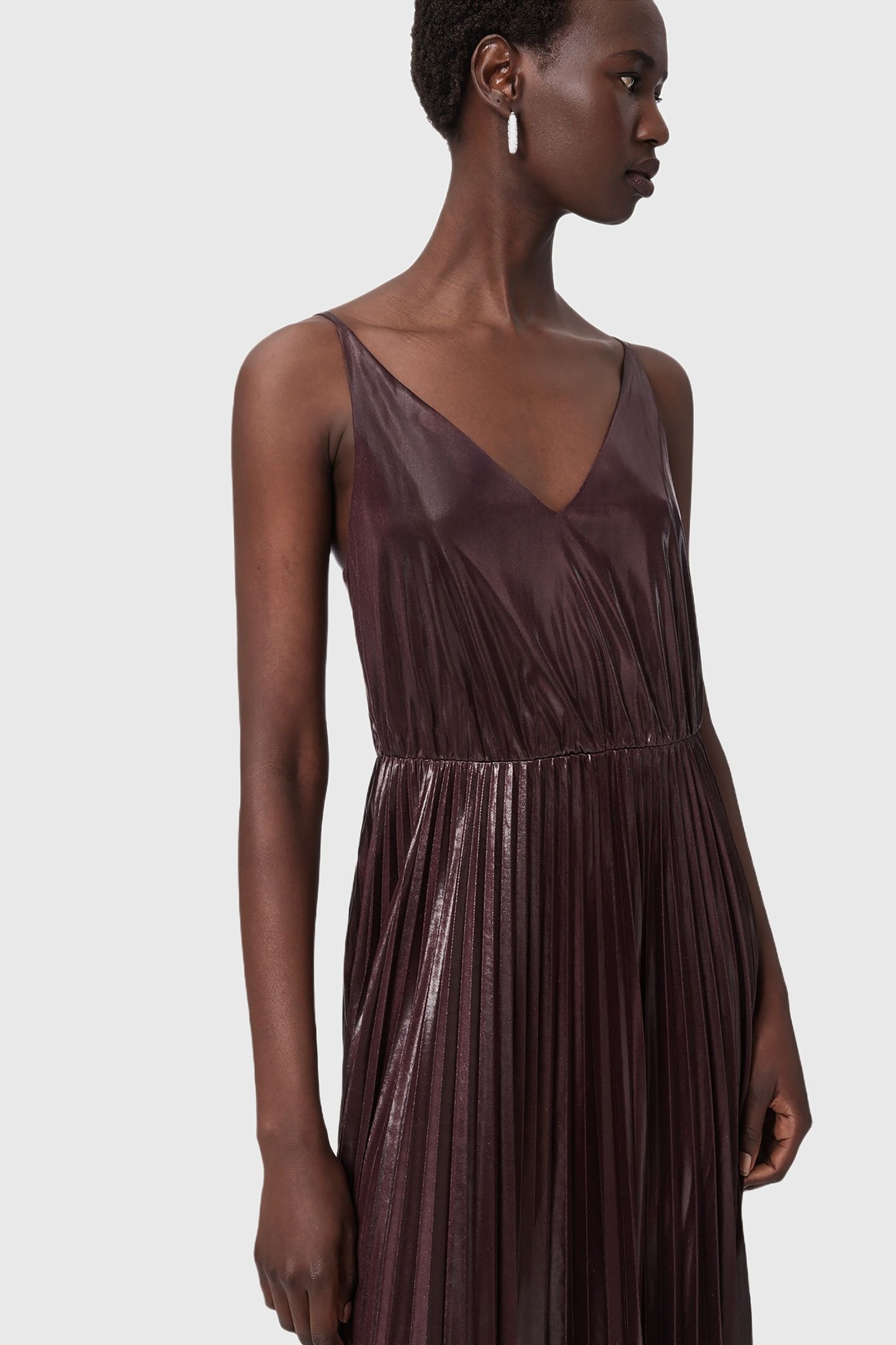 SPARK CREW DRESS OXBLOOD RED 3