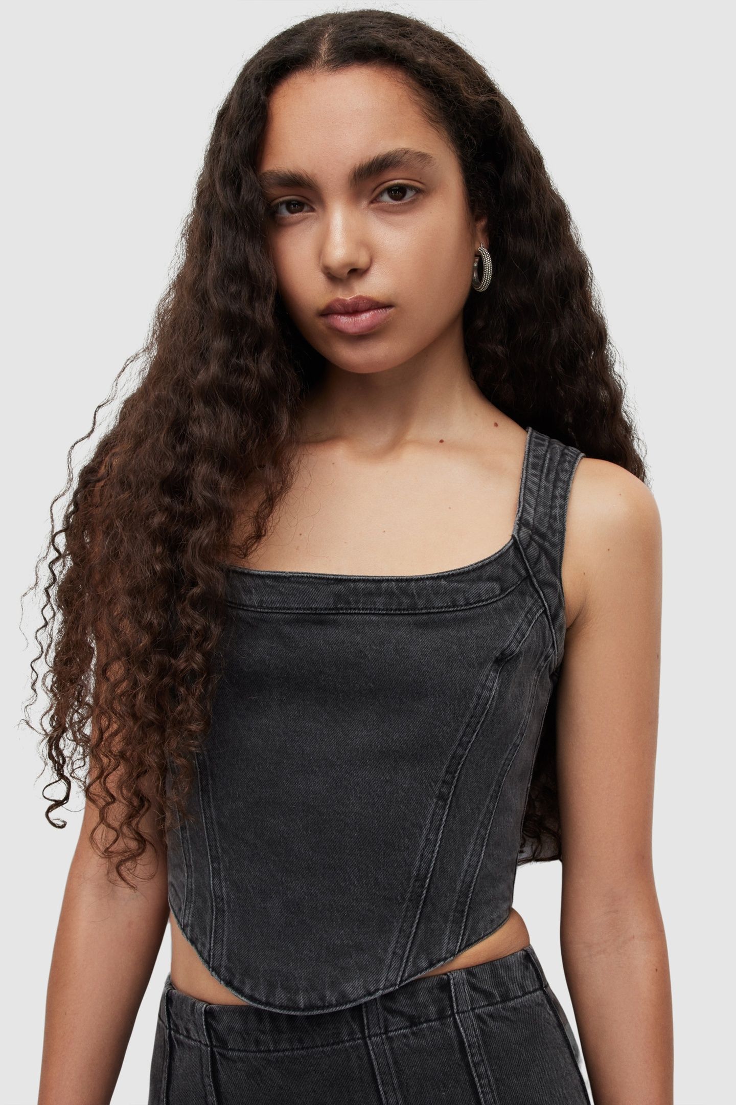CHARLI CORSET WASHED BLACK 3