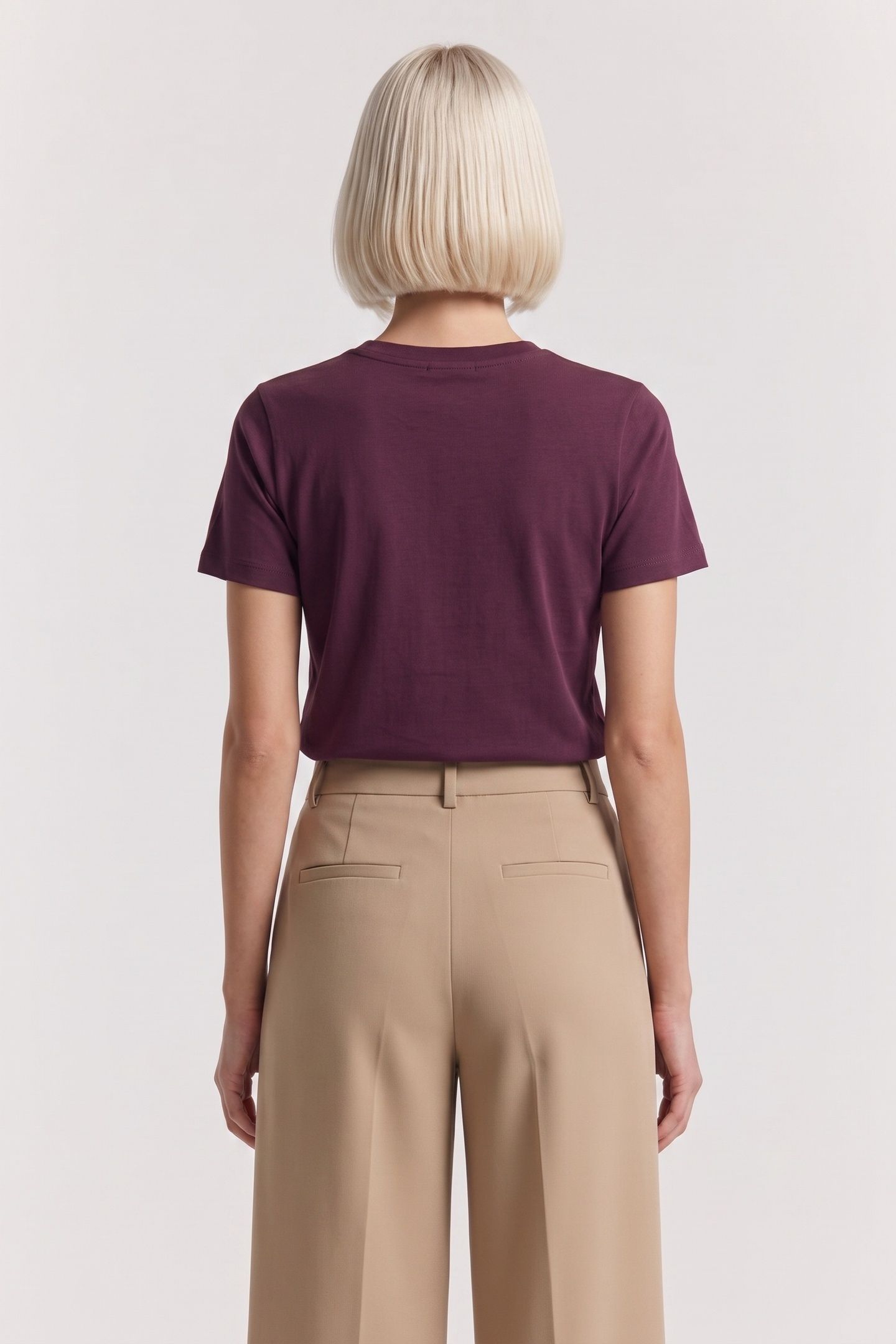 NIVES SS ROUNDNECK T REGAL PLUM 2