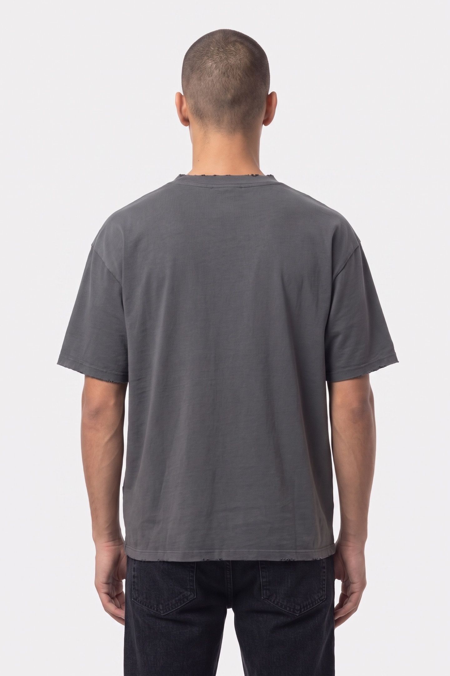 SHORT-SLEEVED T-SHIRT WITH PRINT DARK BLUE 2