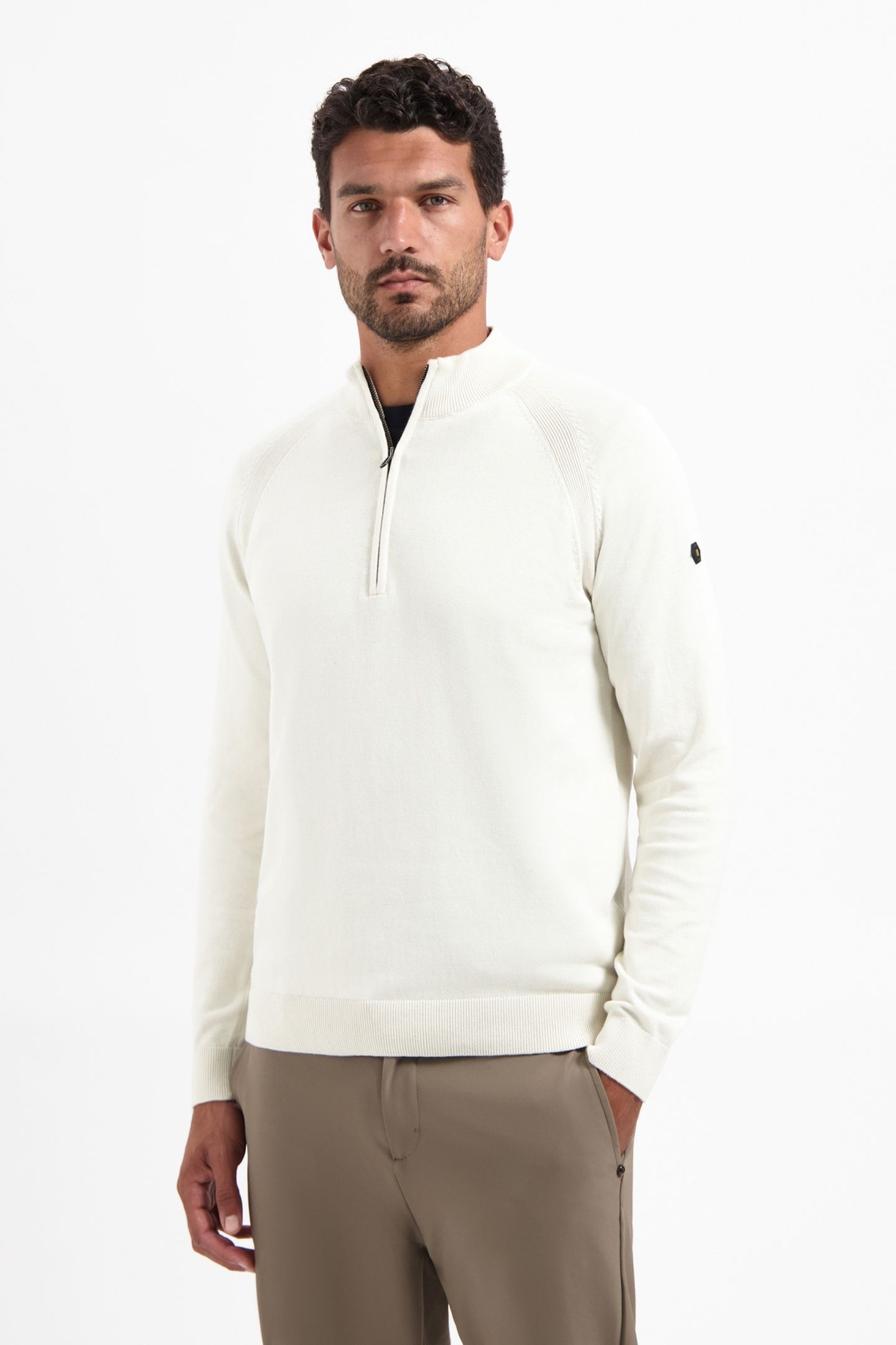 PULLOVER HALF ZIP HIGH COLLAR SOLID KIT 3
