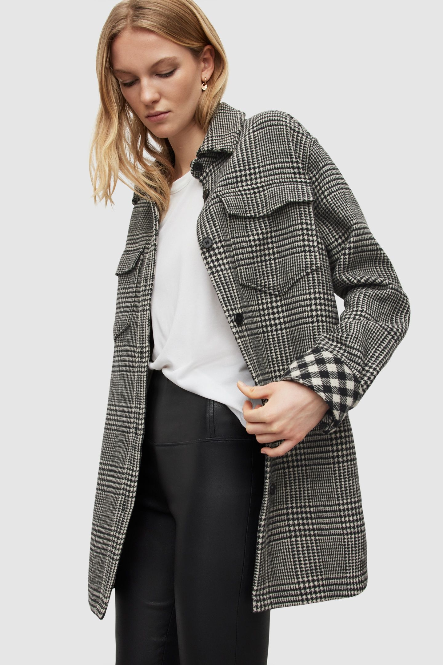 SOPHIE MONO JACKET BLACK/WHITE 2