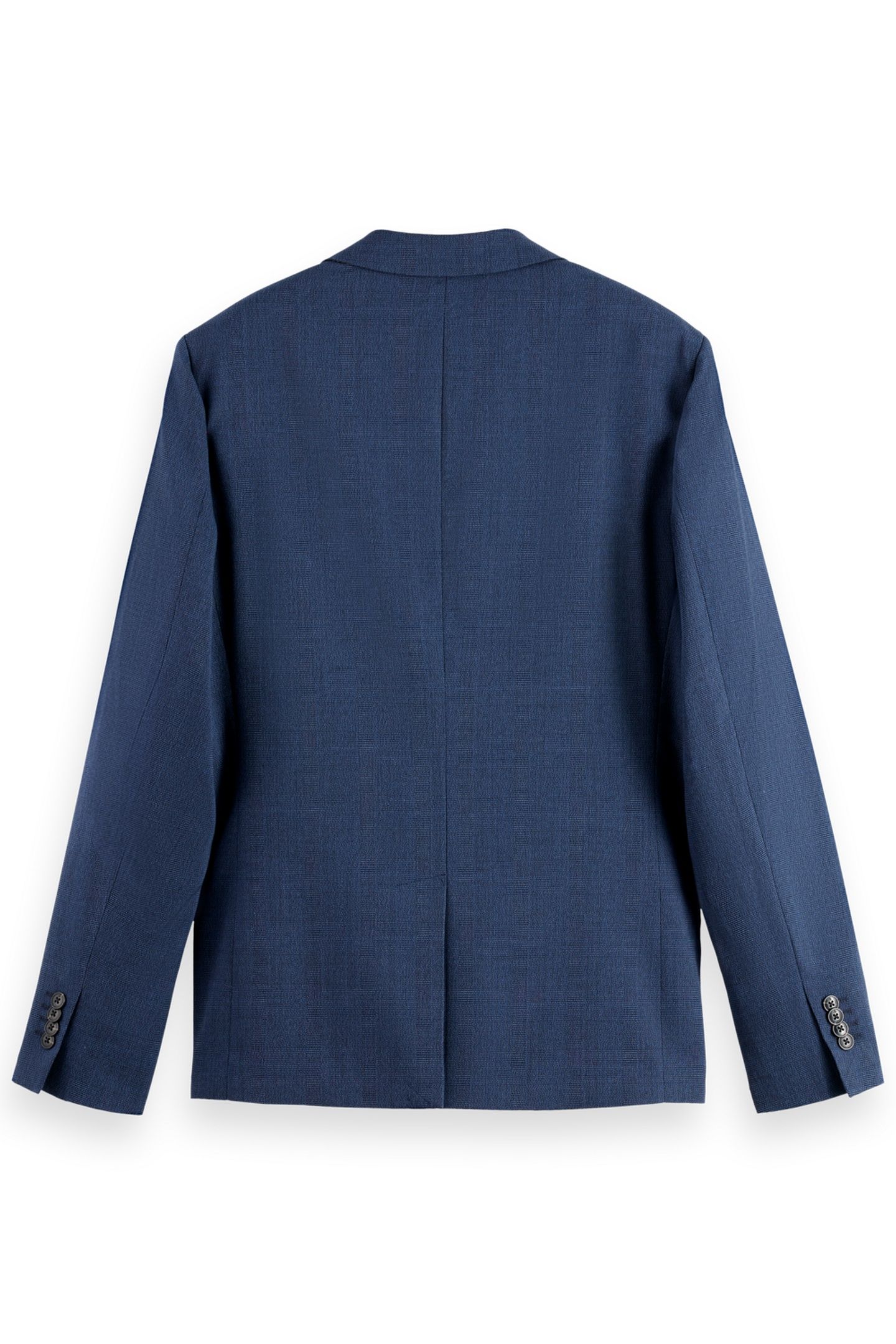YARN-DYED NOTCH LAPEL REGULAR FIT BLAZER PEACOAT CHECK 4