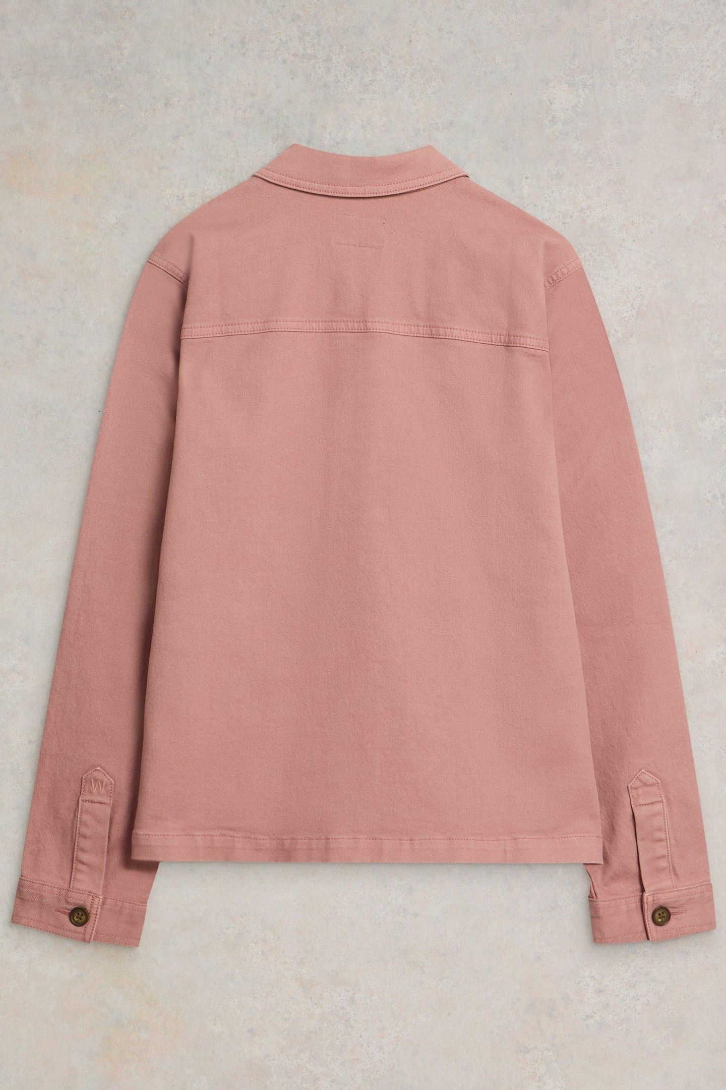 CARRIE DENIM JACKET MID PINK 4
