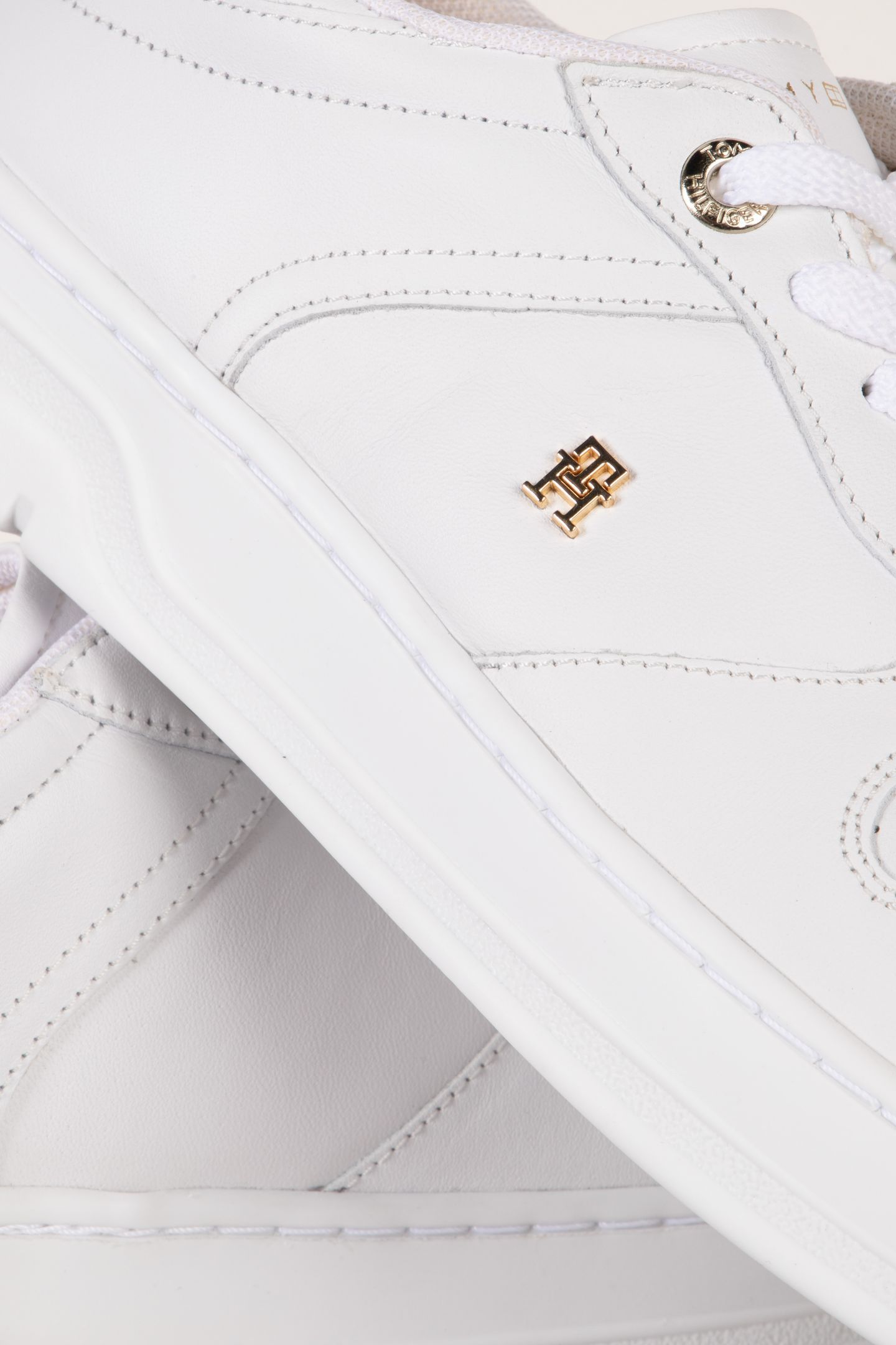 SPORTY CUPSOLE COURT TRAINERS WHITE 4