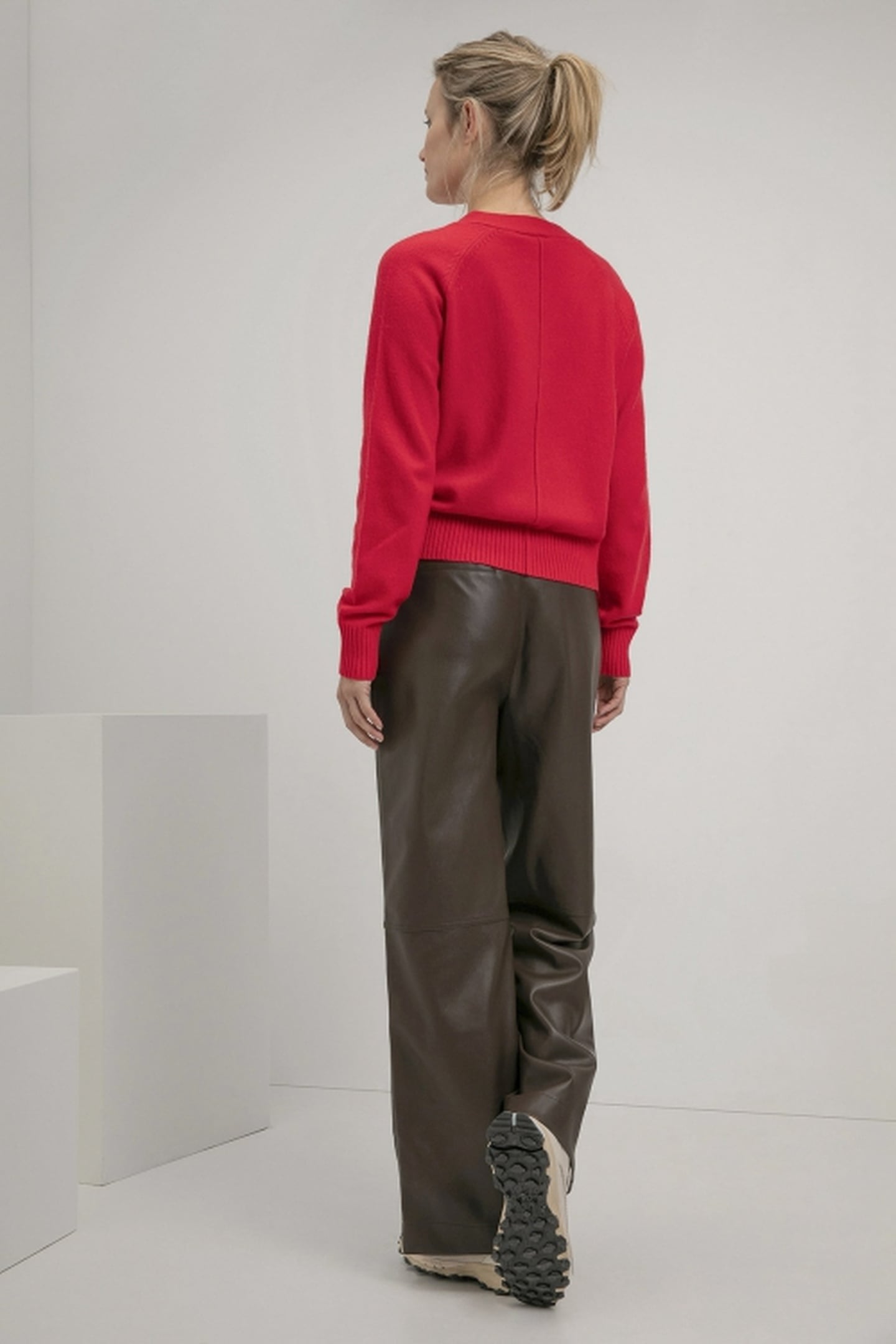 SVEN PANTS DARK BROWN 3