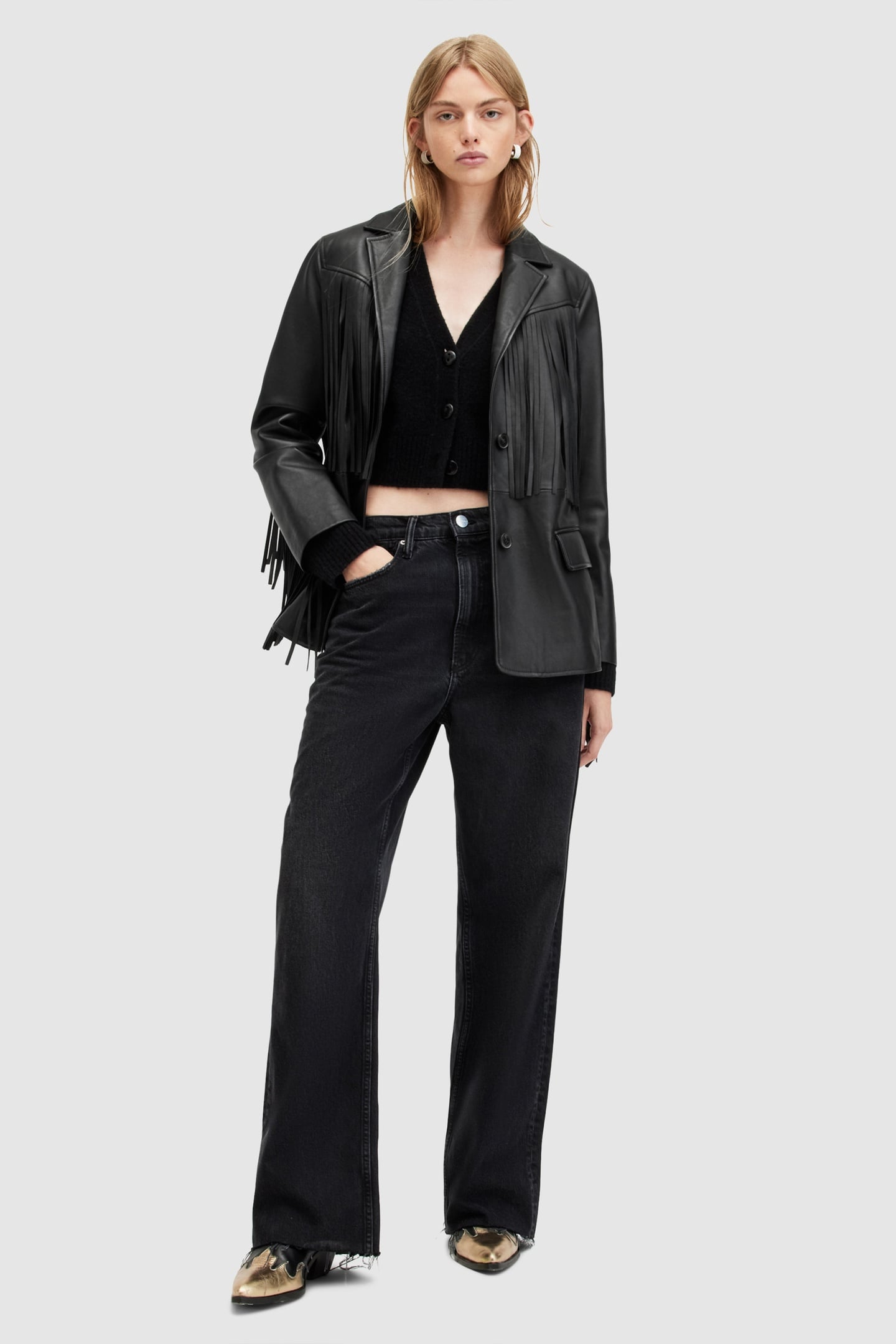 CORINNA TASSEL BLAZE BLACK 3