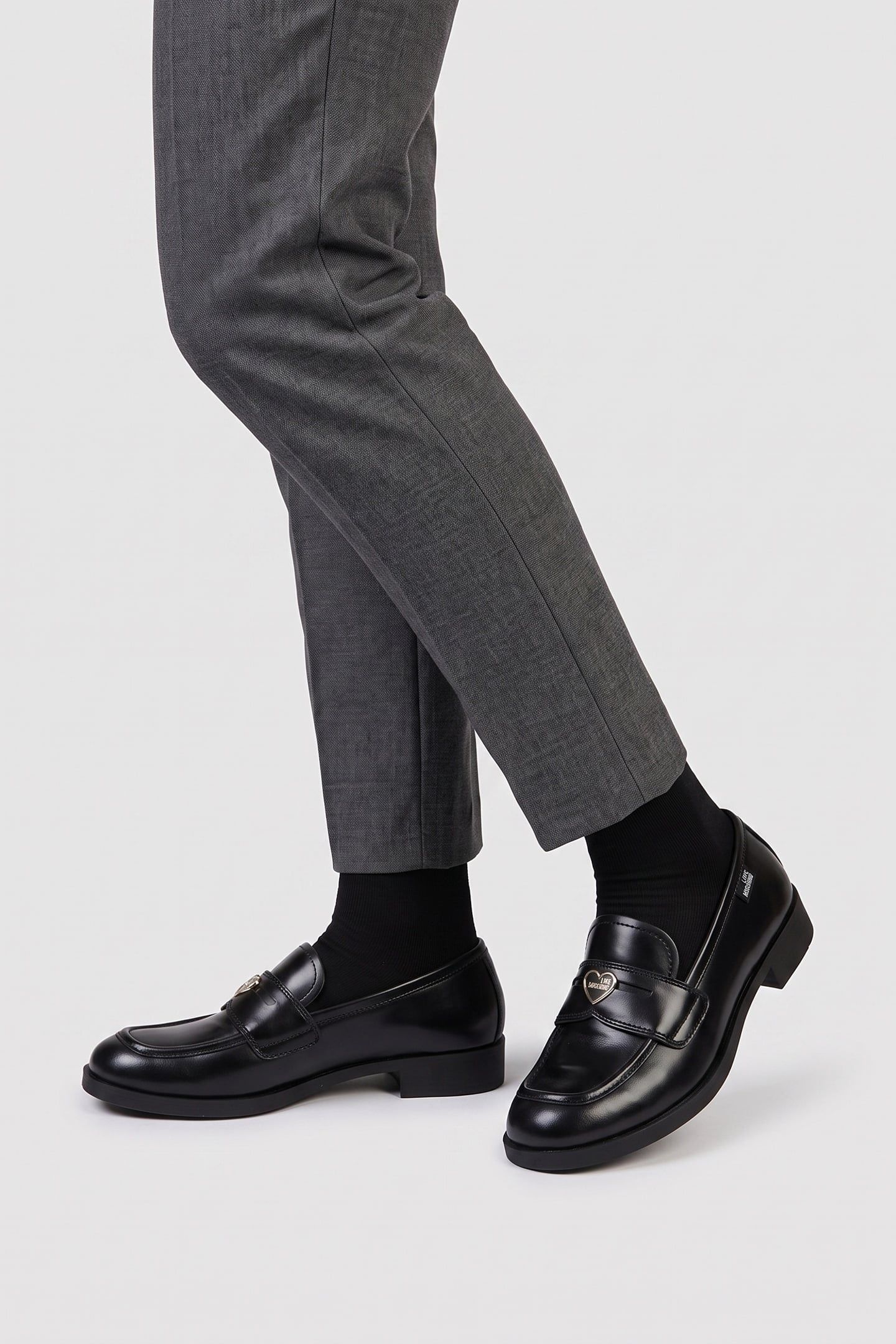 GOATSKIN LOAFER BLACK 3
