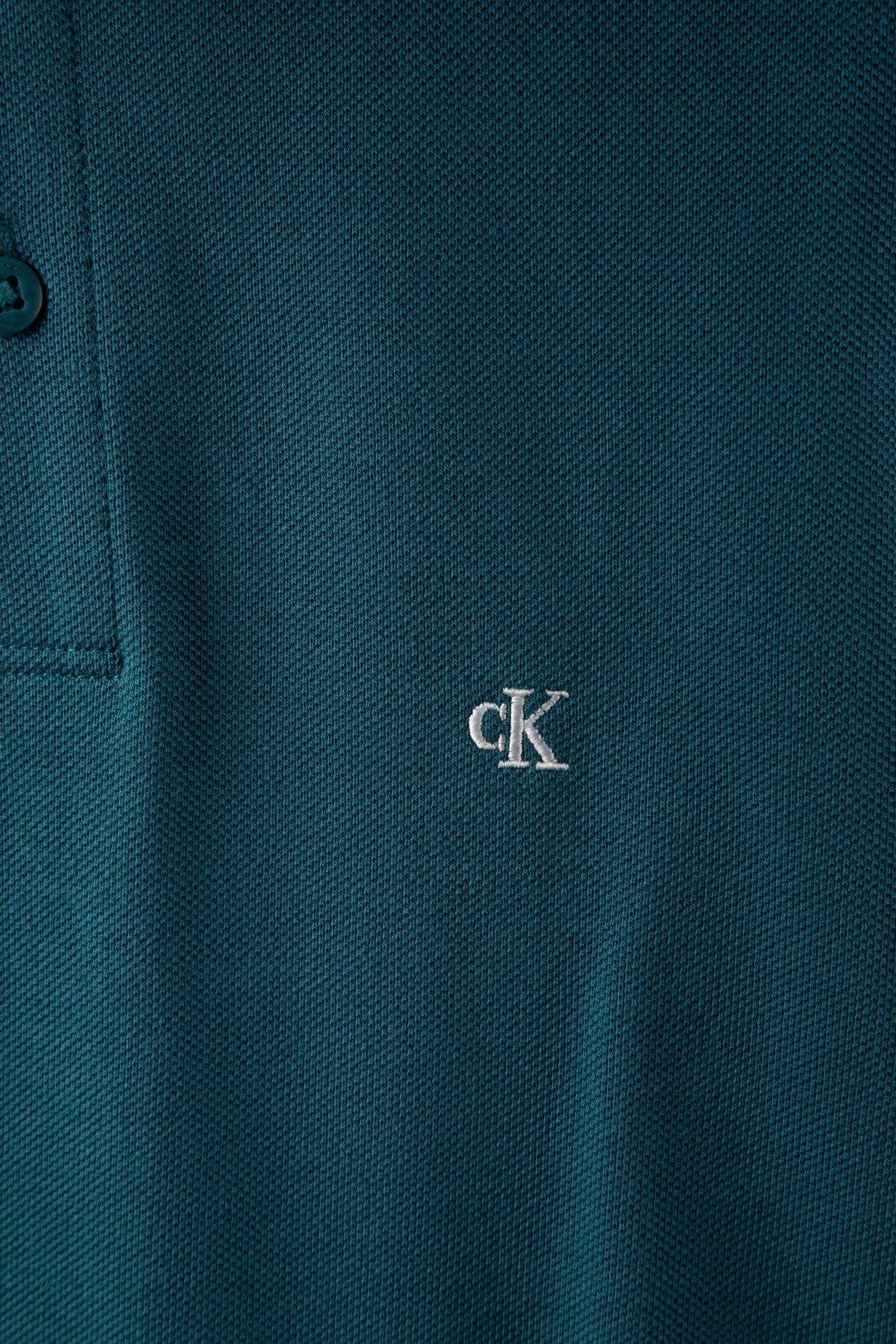 SHORT SLEEVE MONOGRAM PIQUE POLO TAHOE GREEN 4
