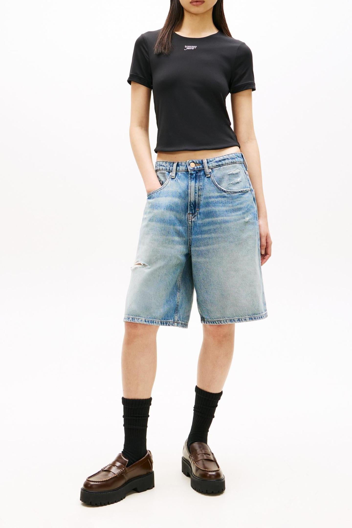 SLIM SILVER T-SHIRT BLACK 2