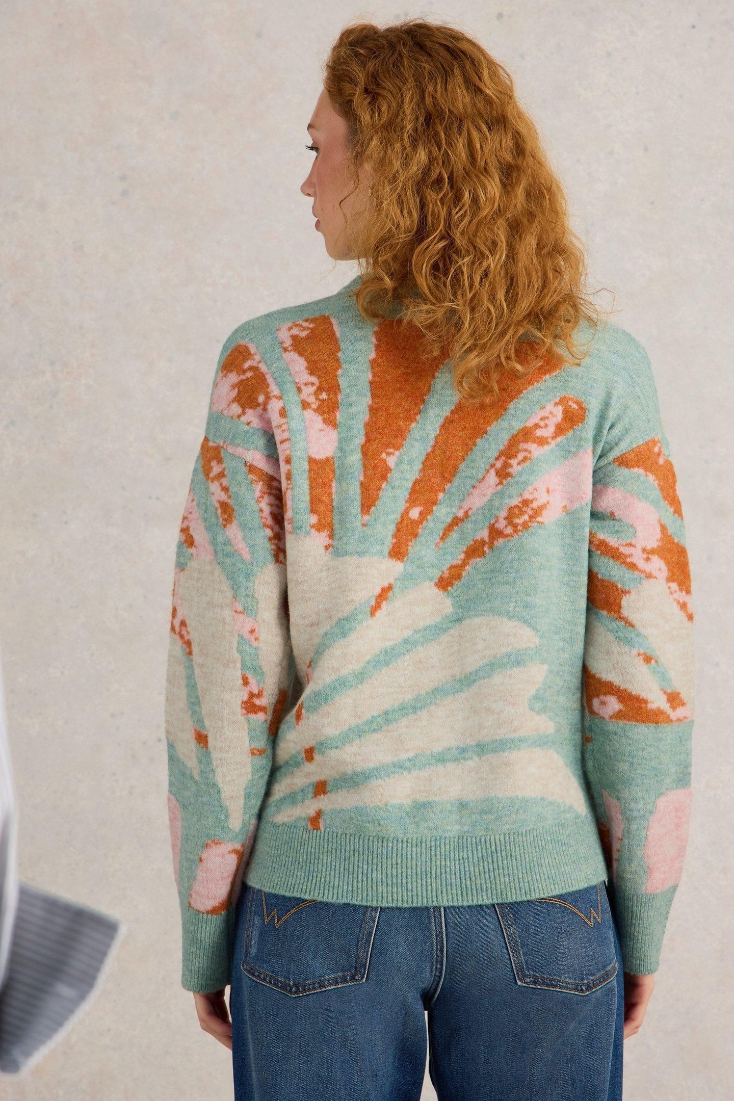 LOUISA JUMPER GREEN MULTI 2