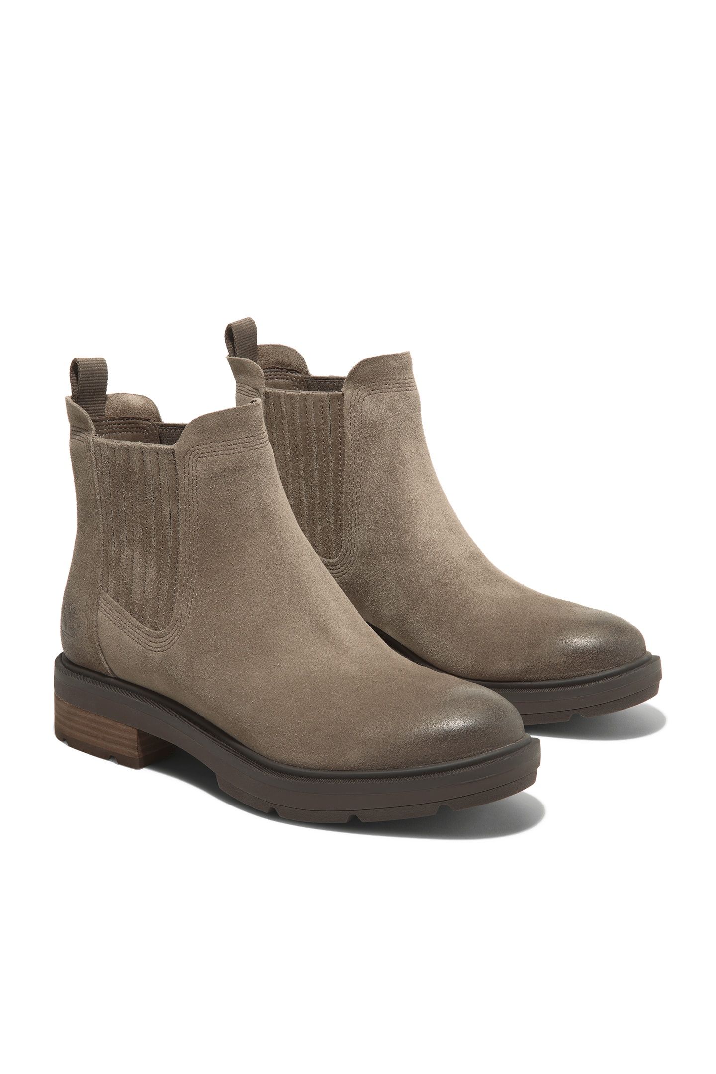 BRIMFIELD MID CHELSEA BOOT MEDIUM BROWN SUEDE 5