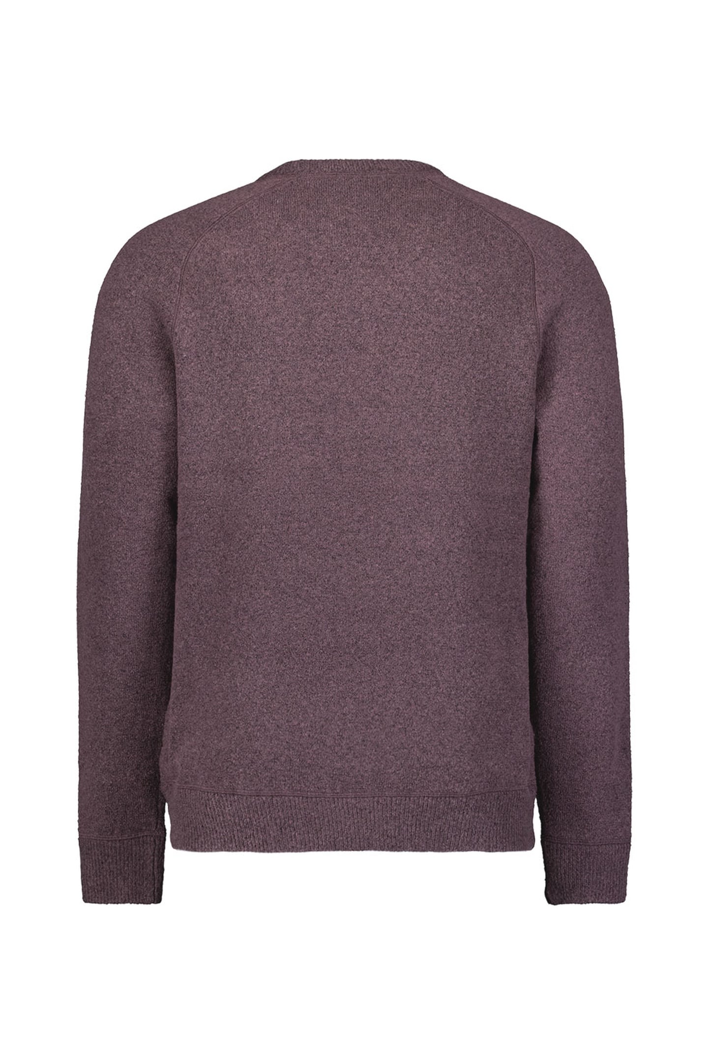PULLOVER CREWNECK SOFT WOOL BLEND DARK WINE 2