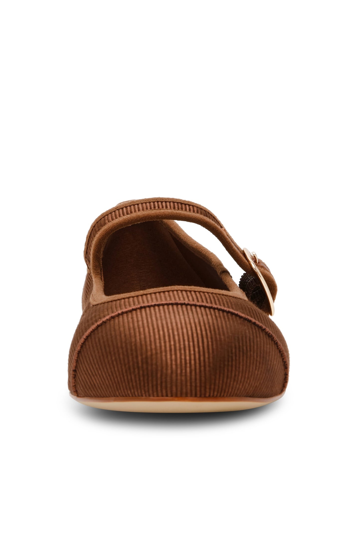 DORY FLAT SHOES BROWN SATIN 4