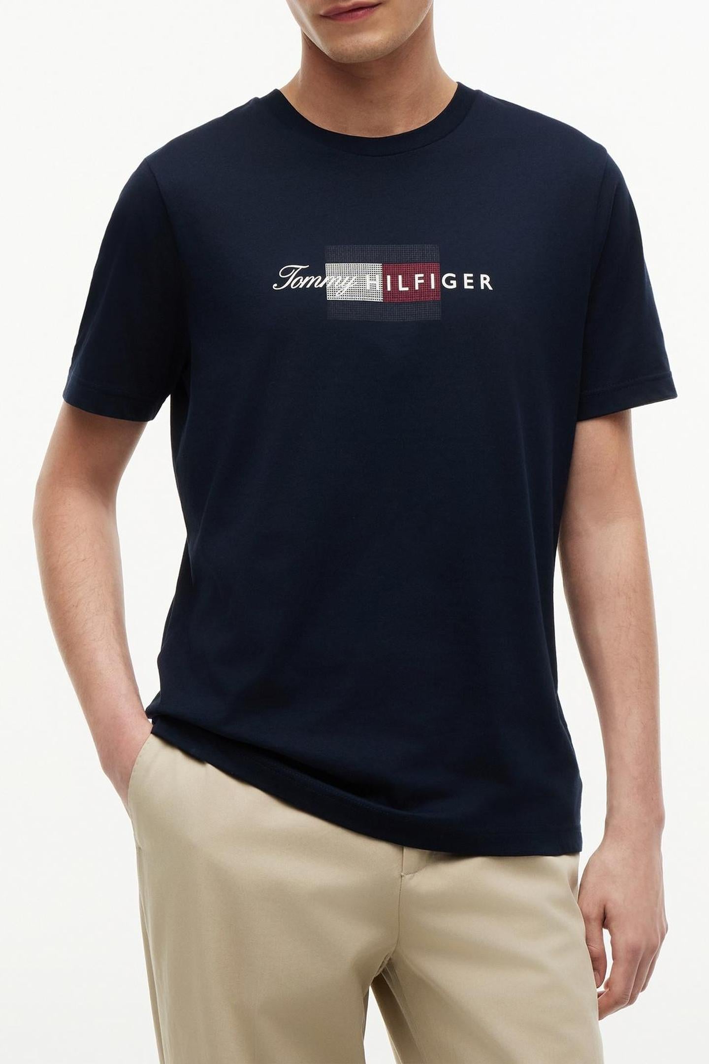 SCRIPT FLAG REGULAR TEE DESERT SKY 1