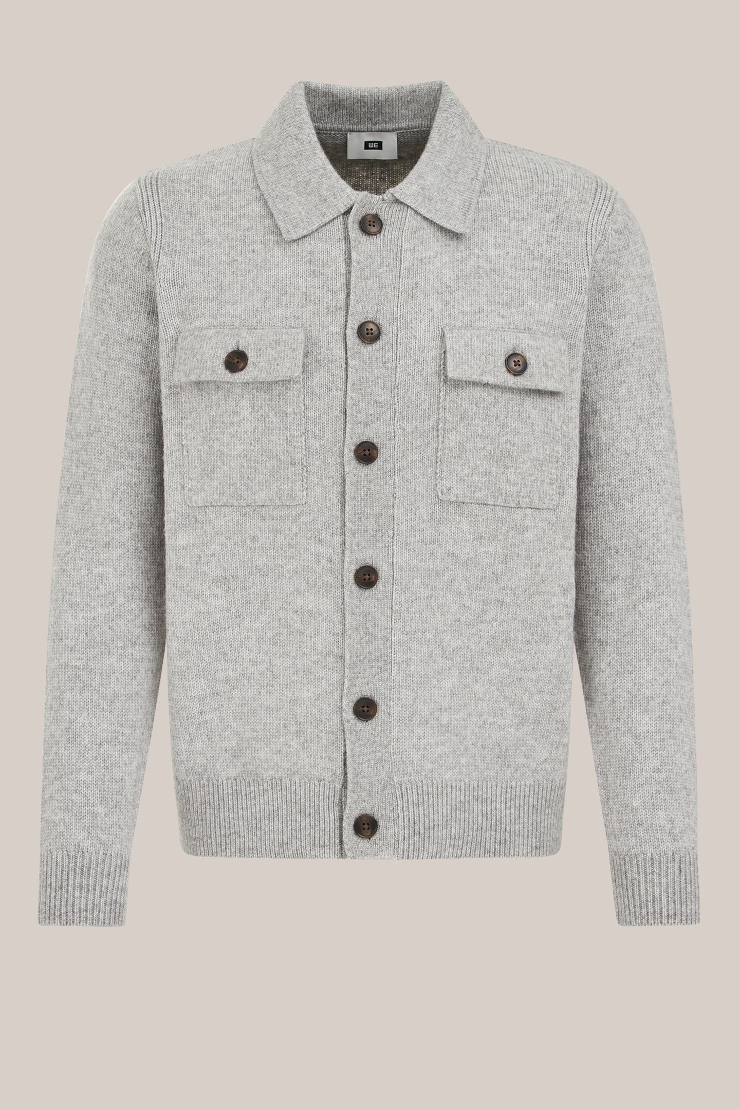CARDIGAN BLENDED LIGHT GREY 4