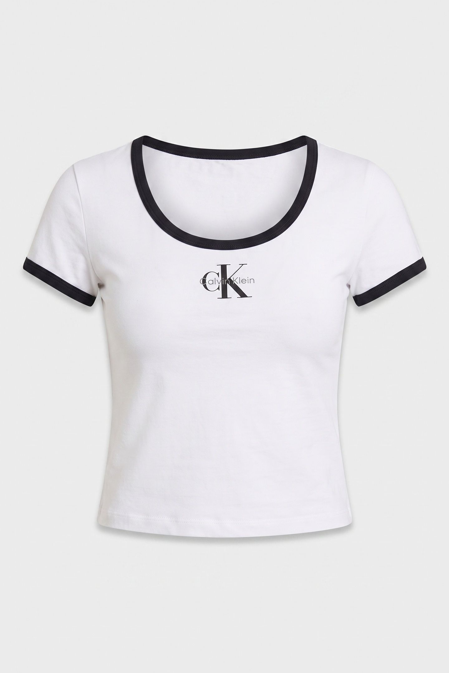SS MONOLOGO SCOOP NECK TOP BRIGHT WHITE 3