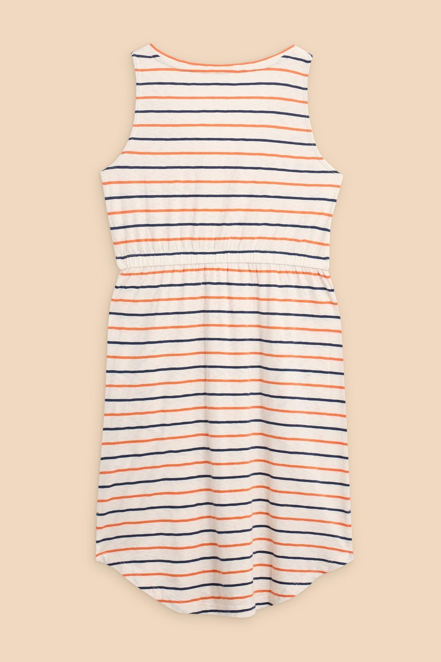 HEIDI SHORT JERSEY DRESS IVORY MULTI 5