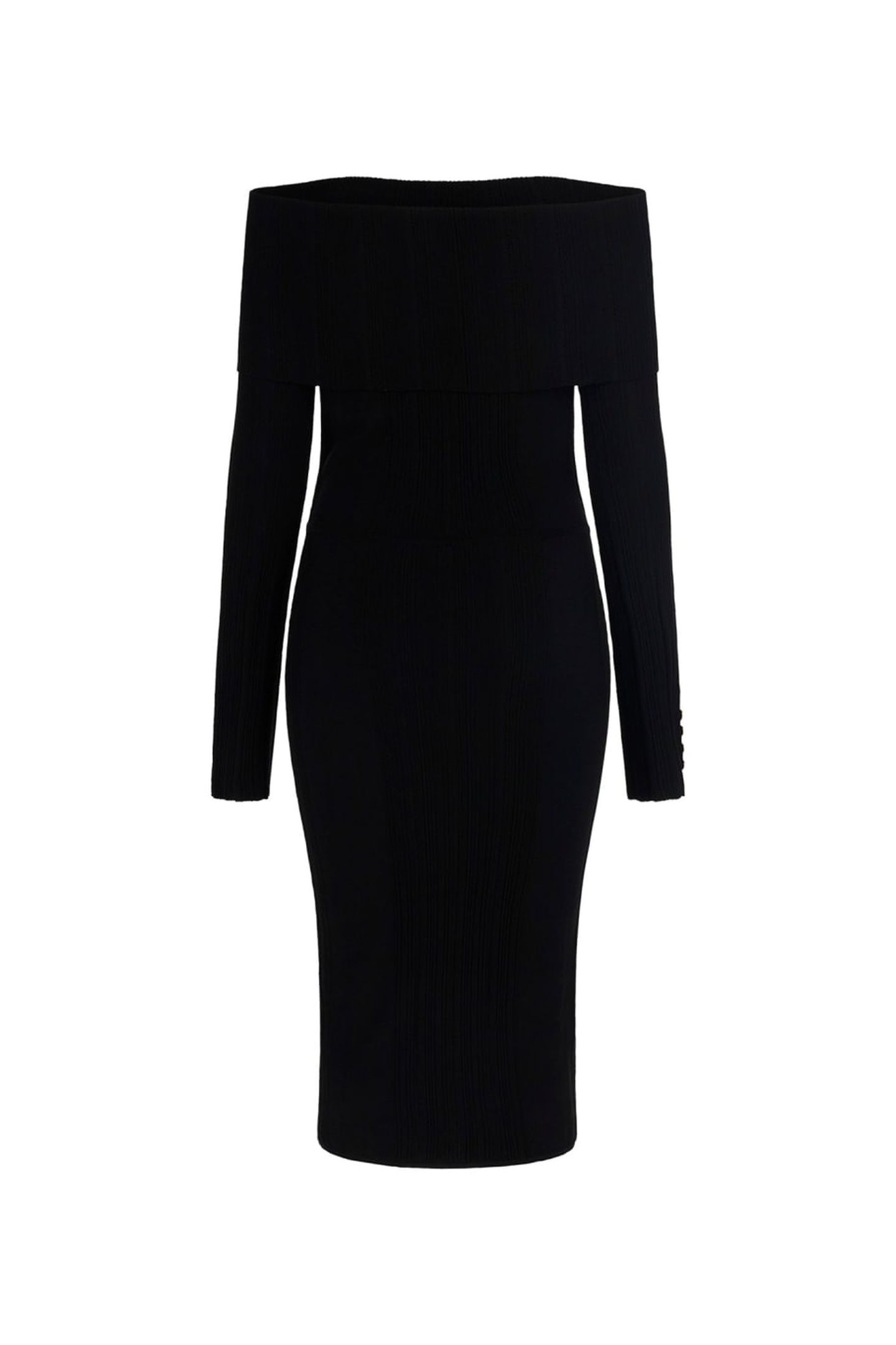 GIADA LS OFF SHOULDE JET BLACK A996 4