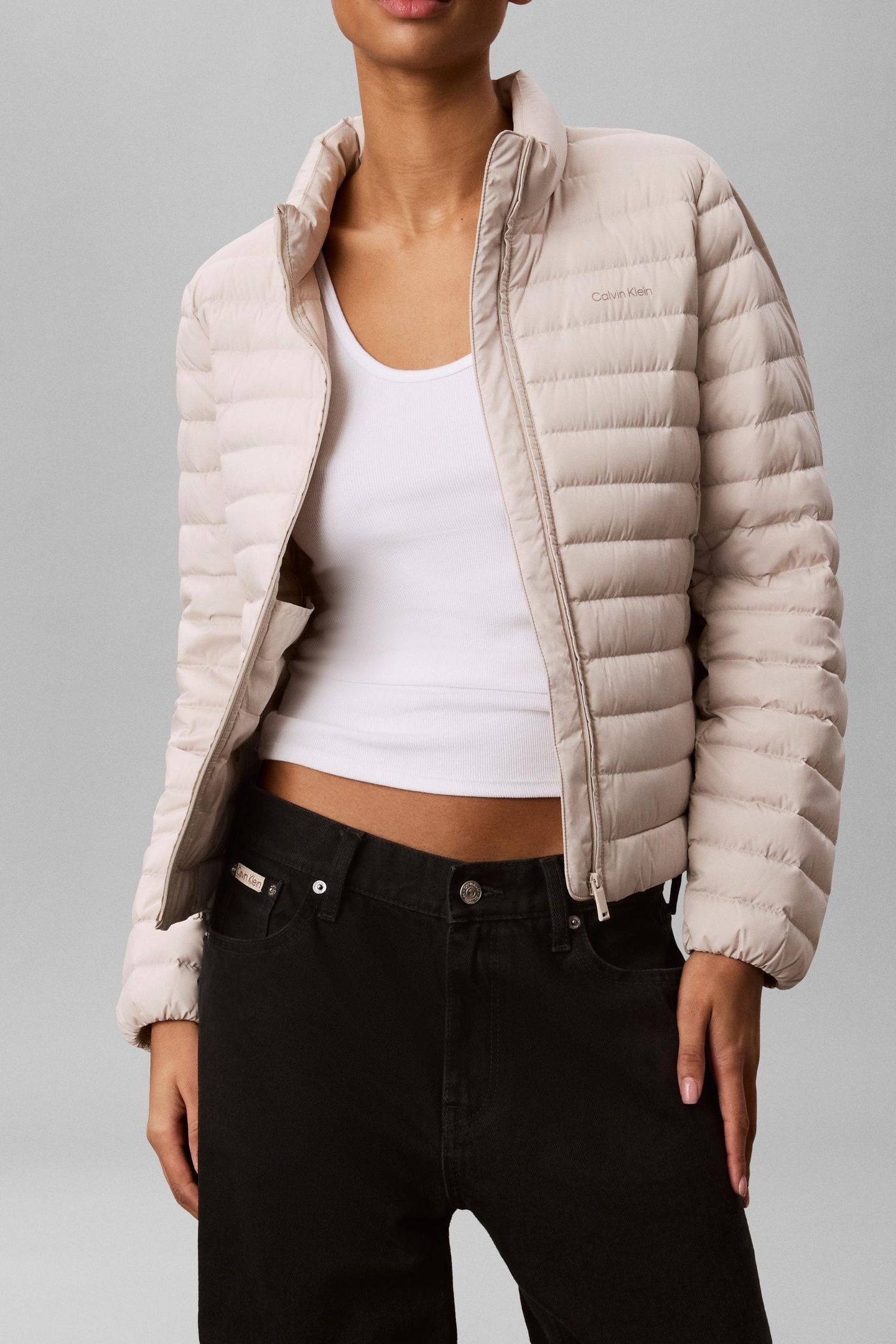 ULTRA-LIGHTWEIGHT SHORT PACKABLE PARKA PUMICE STONE 1