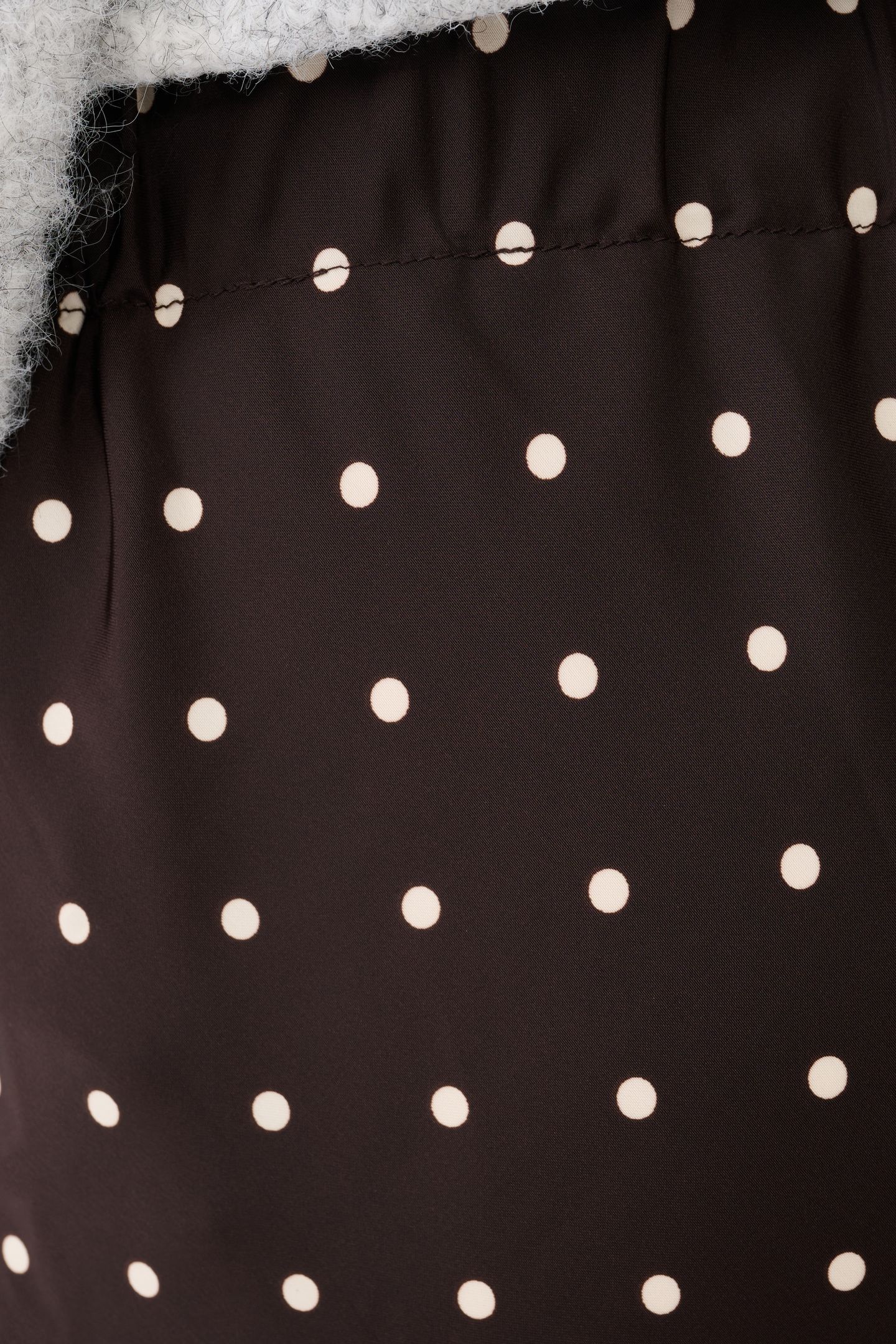 LM-SBPOLKA SLEEK SKIRT DARKBROWN 6