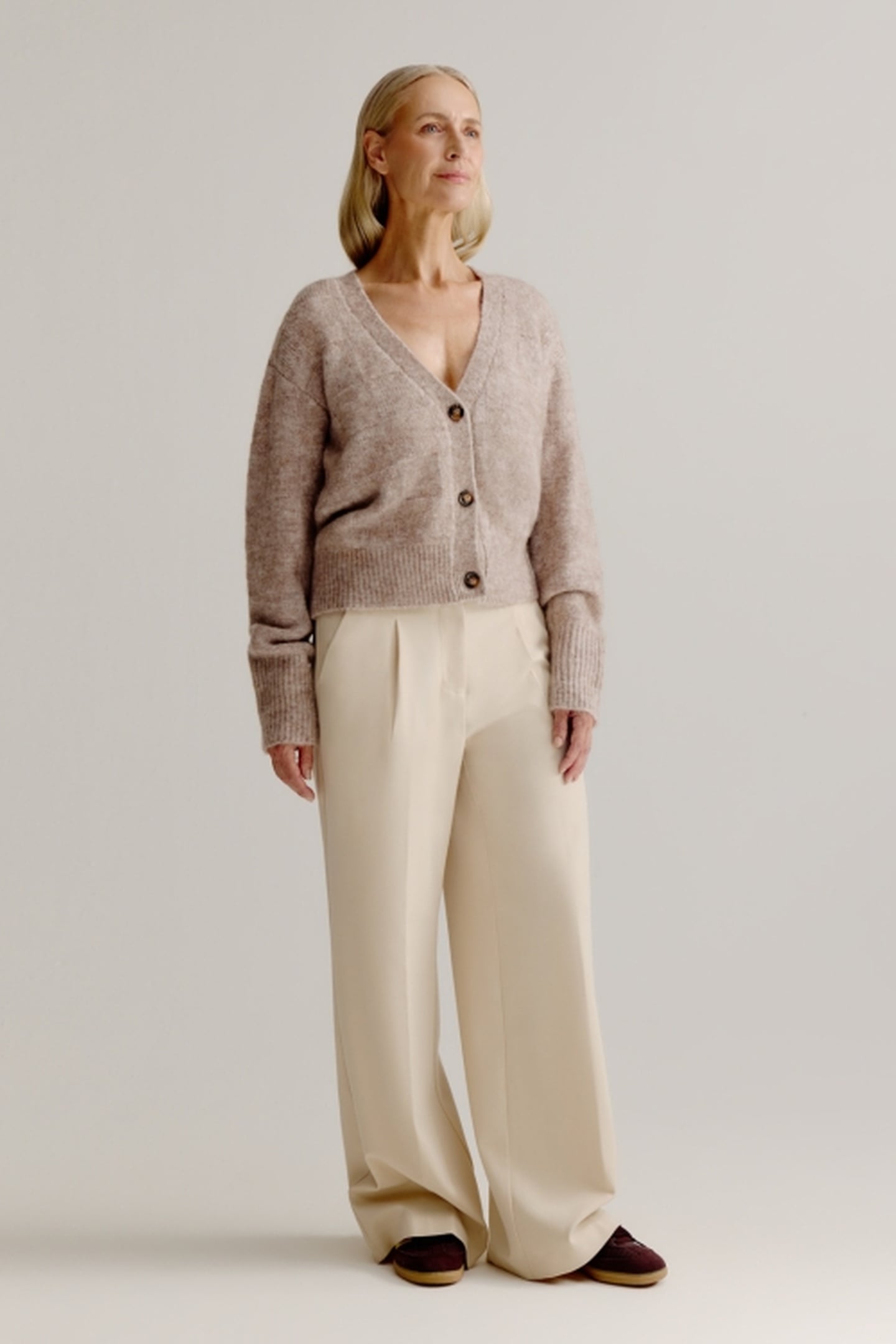 LEA CARDIGAN SAND 2