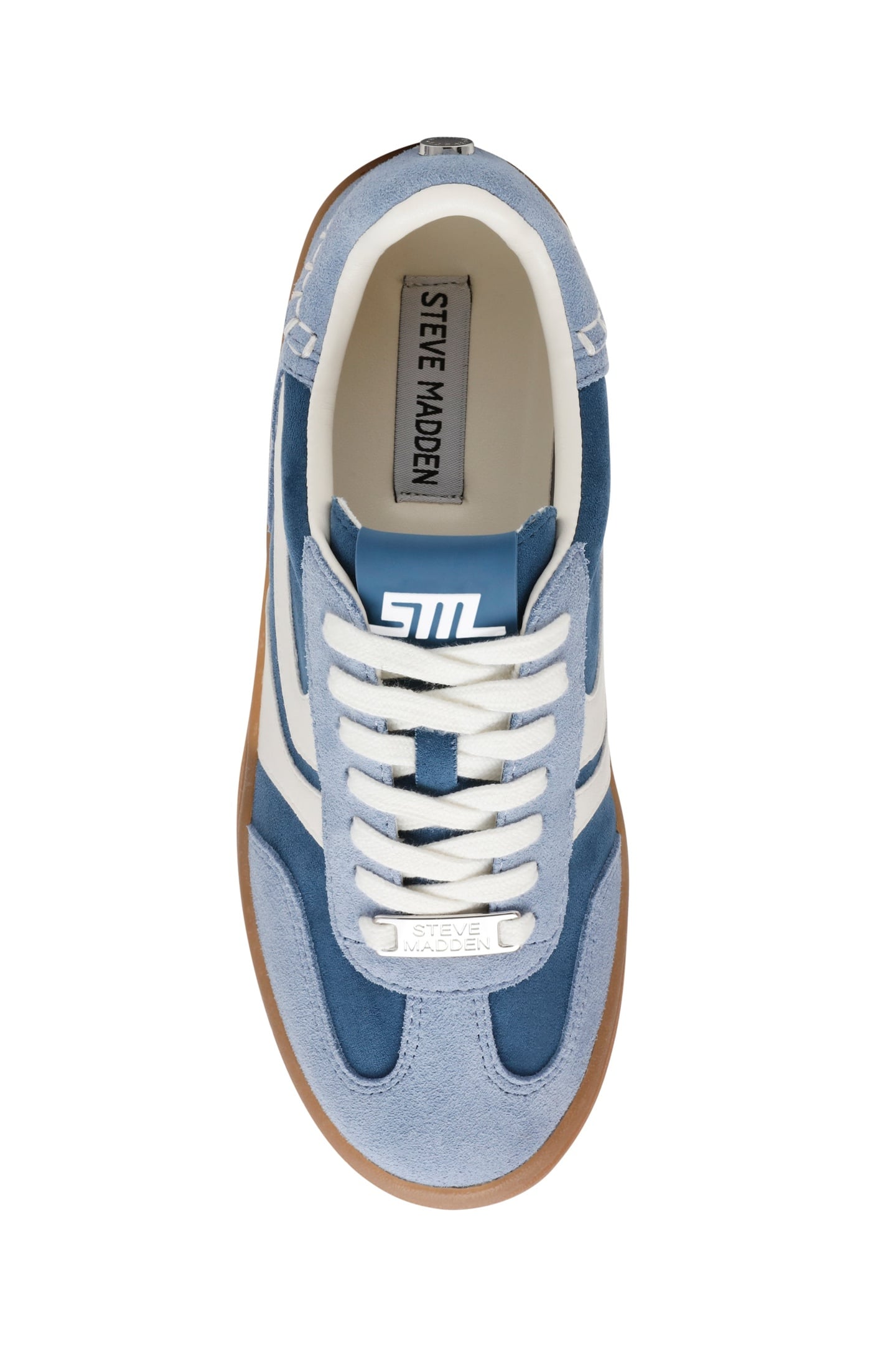 OFF-TRACK SNEAKERS BABY BLUE SUEDE 6
