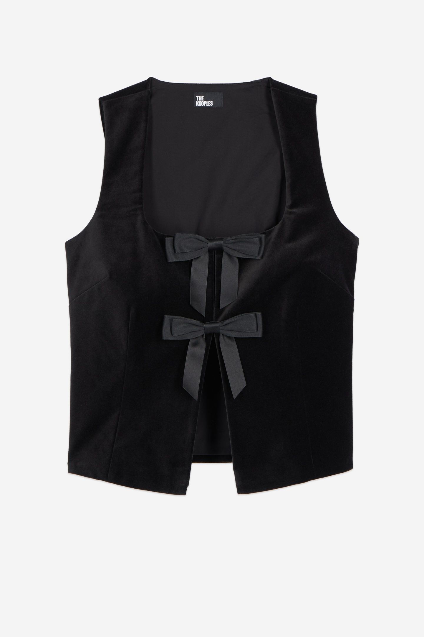 STRAPPY TOP WITH TIES BLACK 3