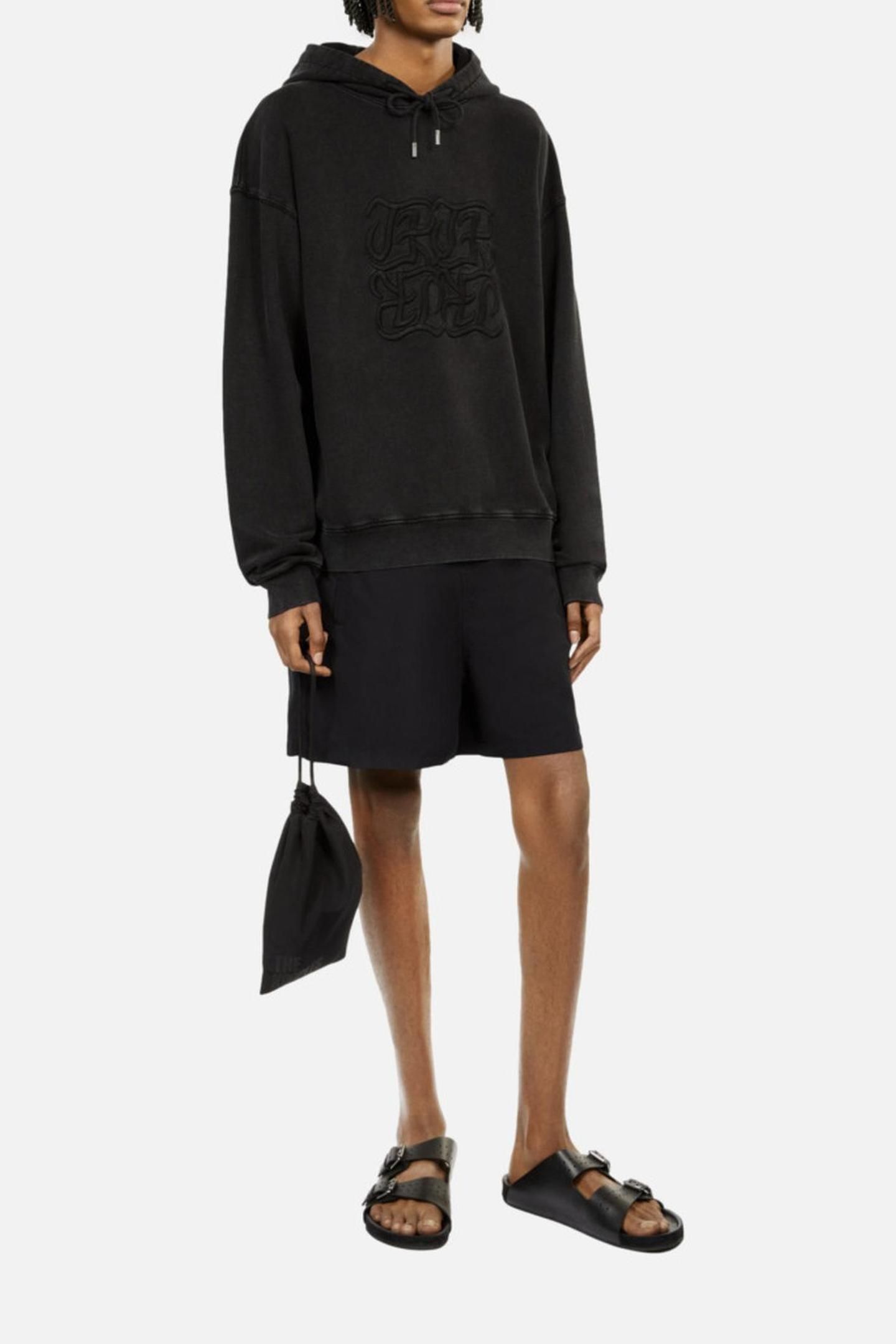 TK ACID EMBROIDERED SWEATSHIRT BLACK WASHED 2