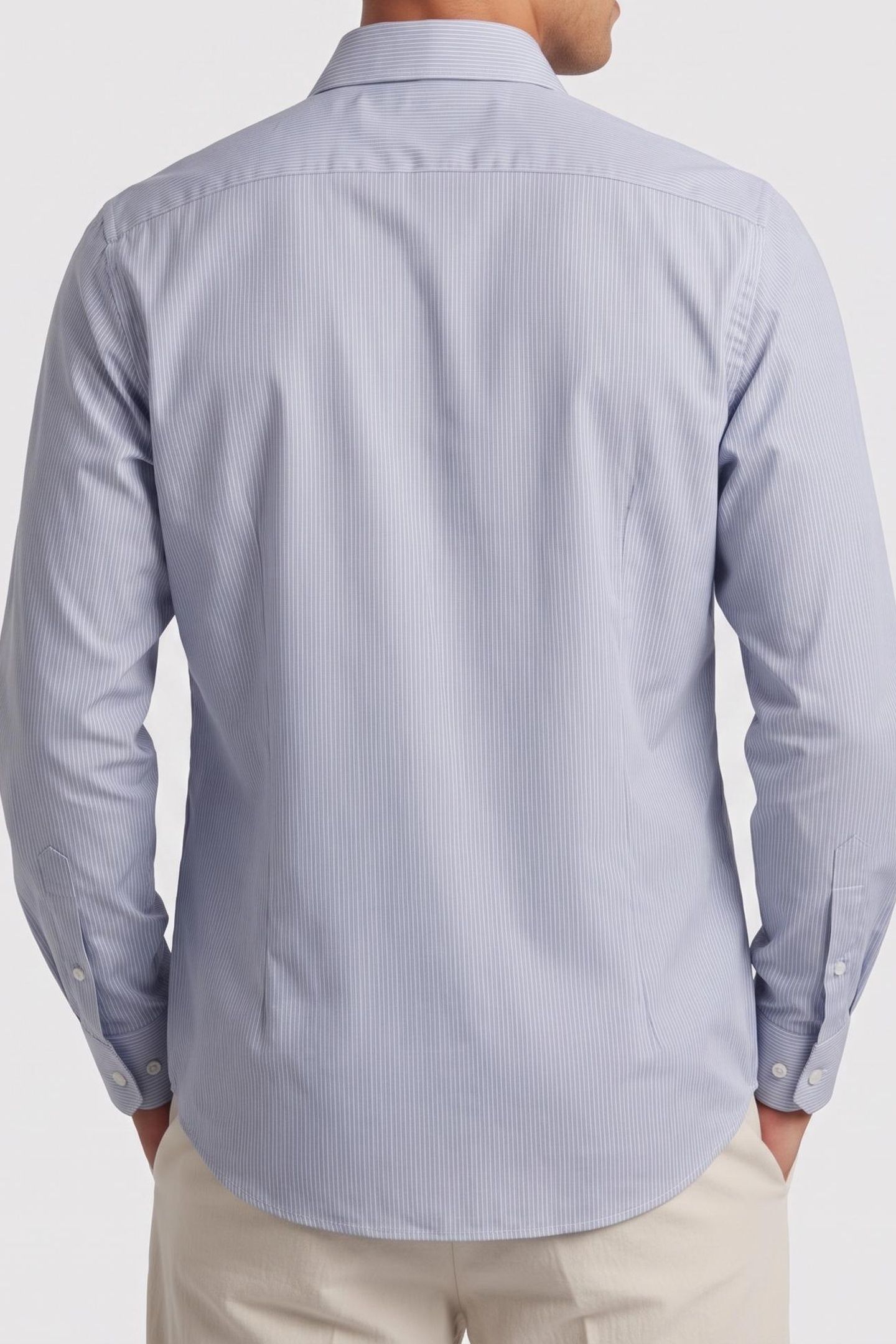 REGULAR PERF SOLID SHIRT TEAL BLUE 2