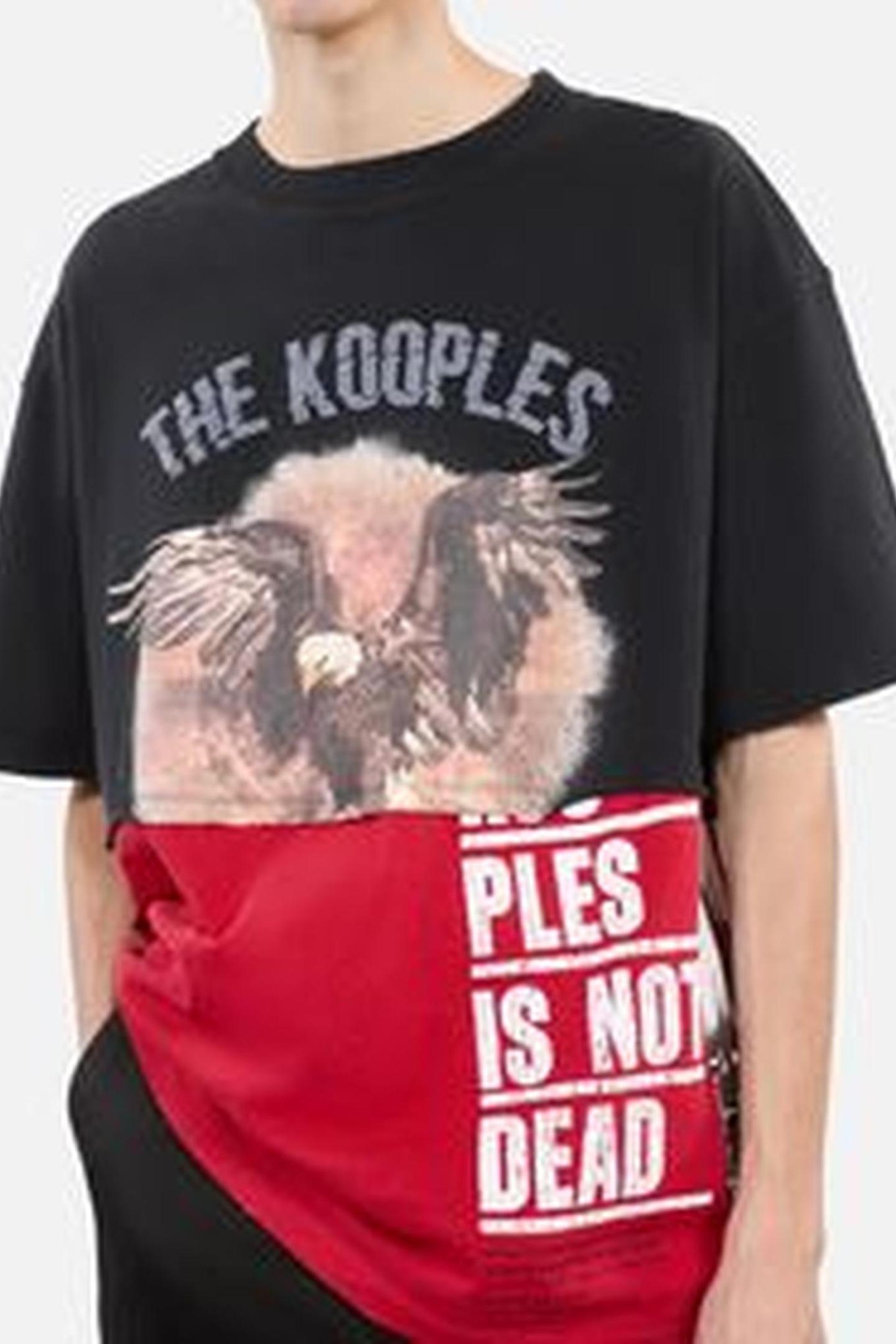 SHORT-SLEEVED T-SHIRT WITH PRINT ON THE FRONT BLACK WASHED 5