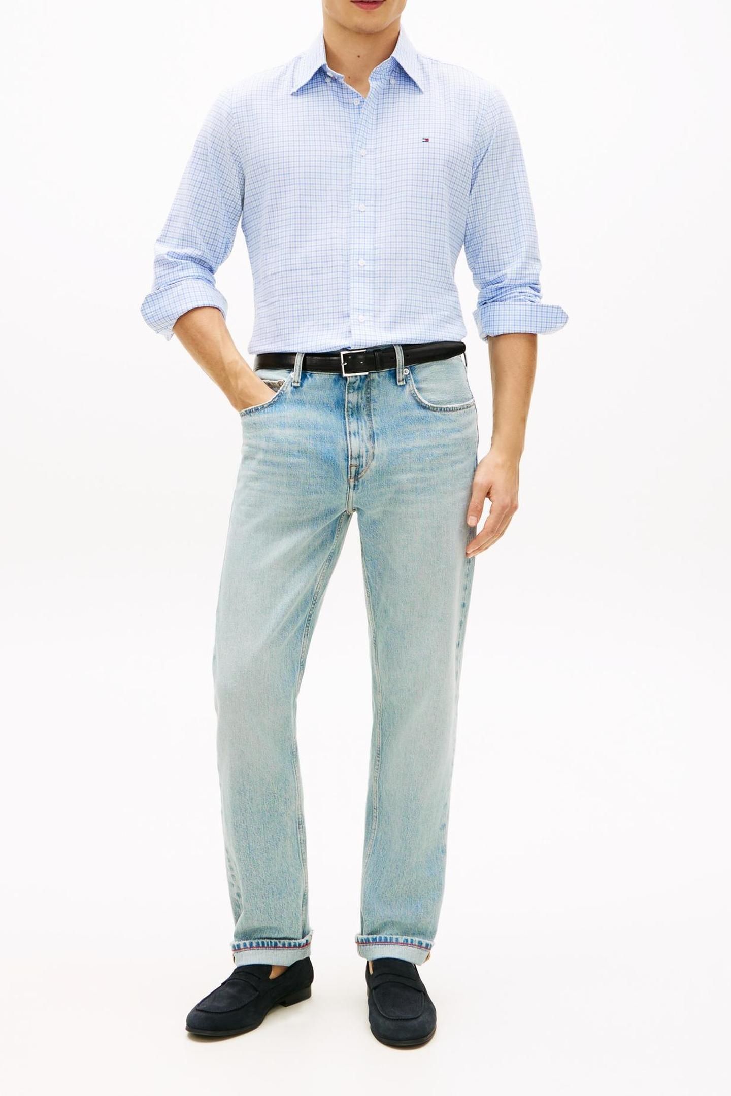 OXFORD BUSINESS SHIRT BLUE BELL MULTI 2