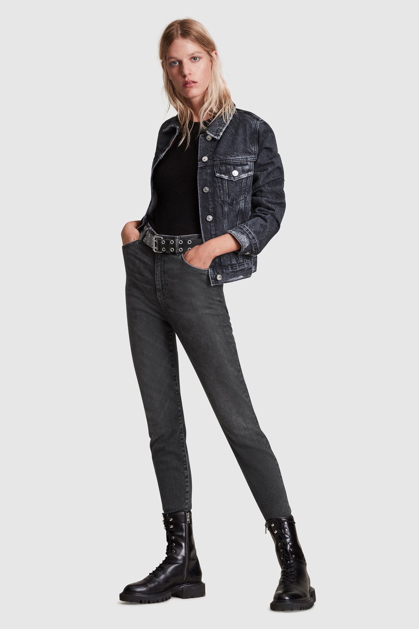 PHOENIX JEAN WASHED BLACK 2