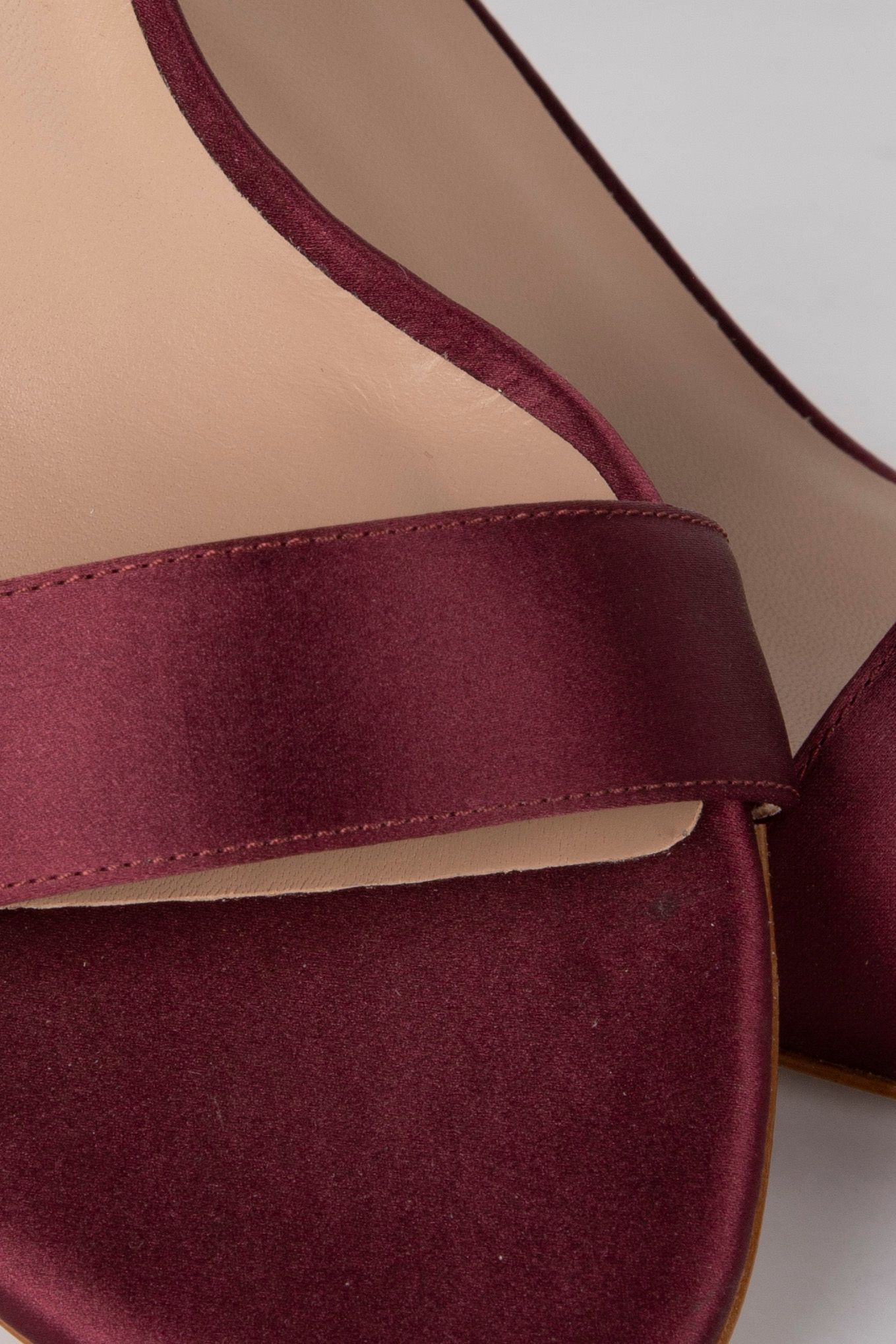 HELENA BOW ANKLE SANDAL BURGUNDY 4