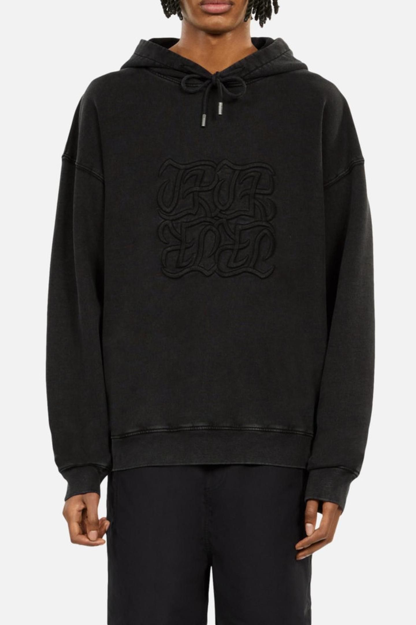 TK ACID EMBROIDERED SWEATSHIRT BLACK WASHED 3