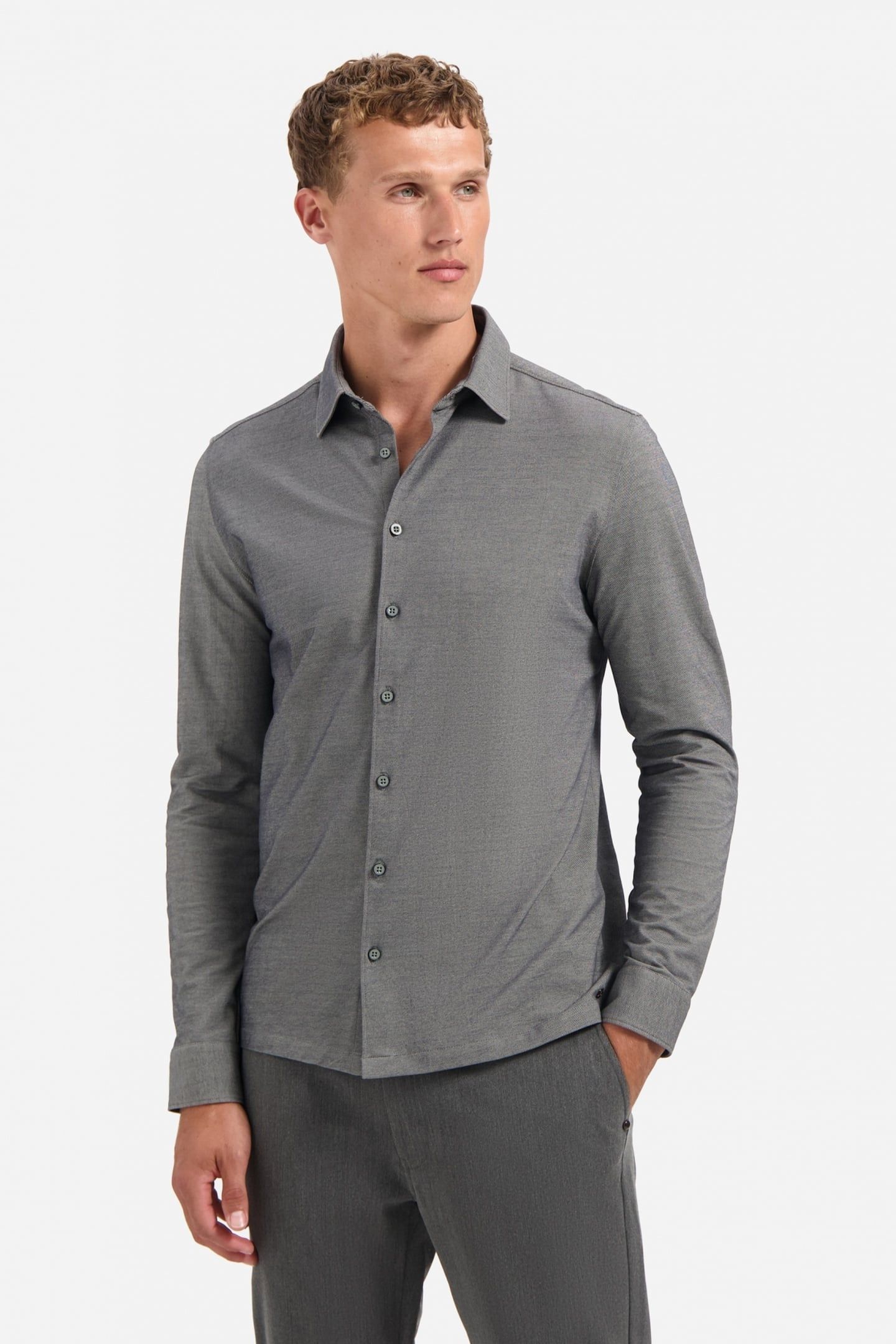 SHIRT JERSEY DARK GREY 1
